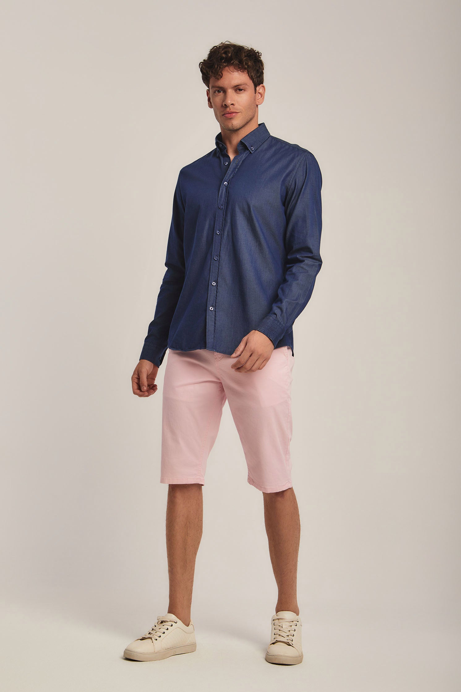 Men Shorts - Blush Pink