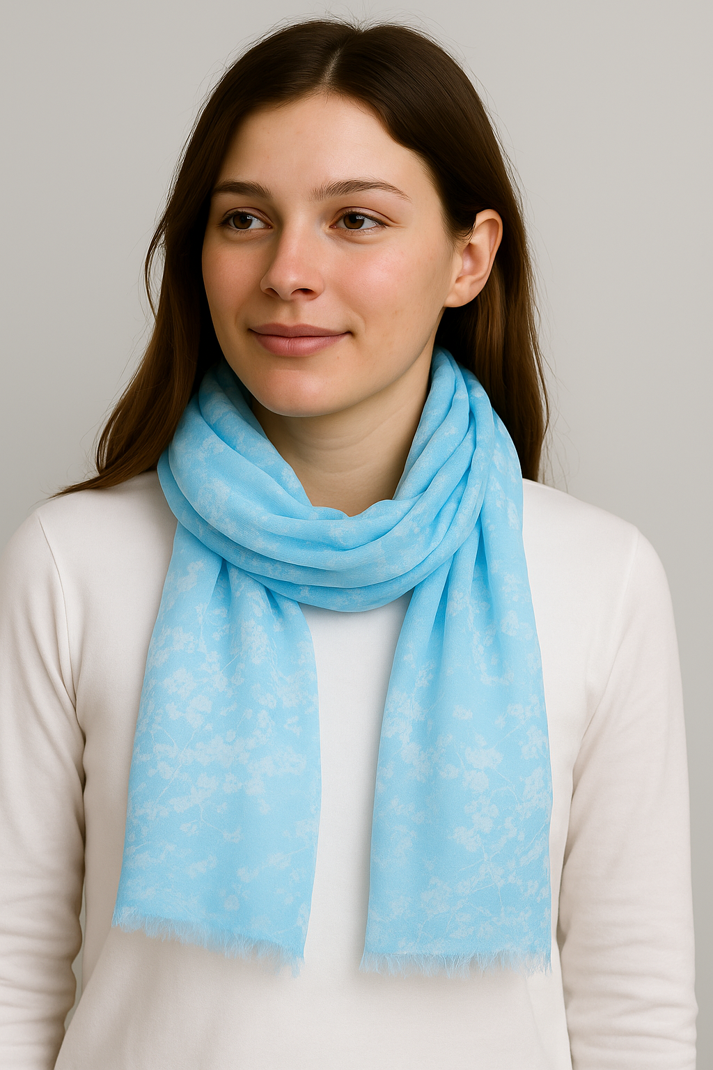Women  Scarf Blue