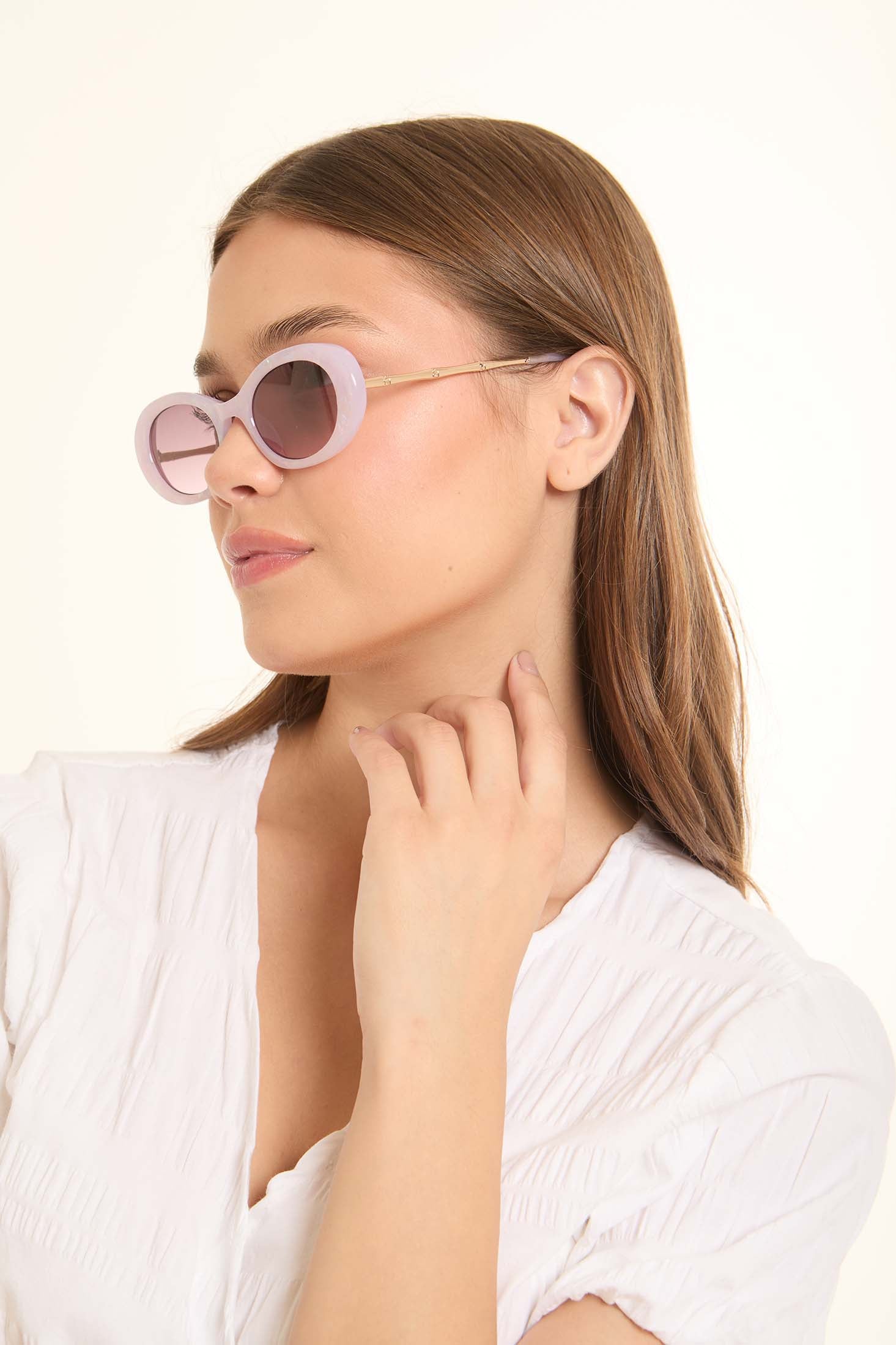Gradient Lens Square Shades Sunglasses