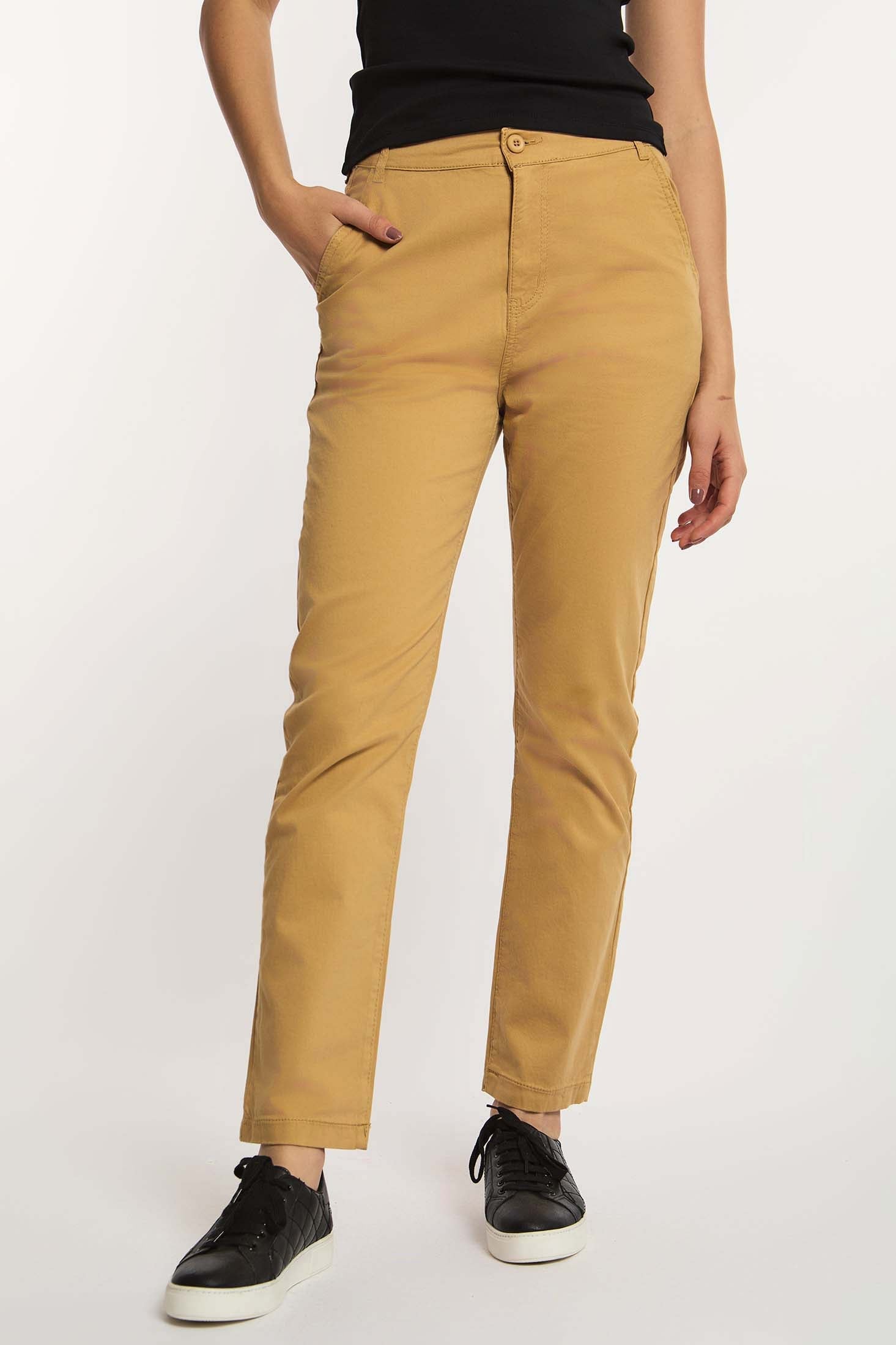 Women Denim Slim Fit Yellow