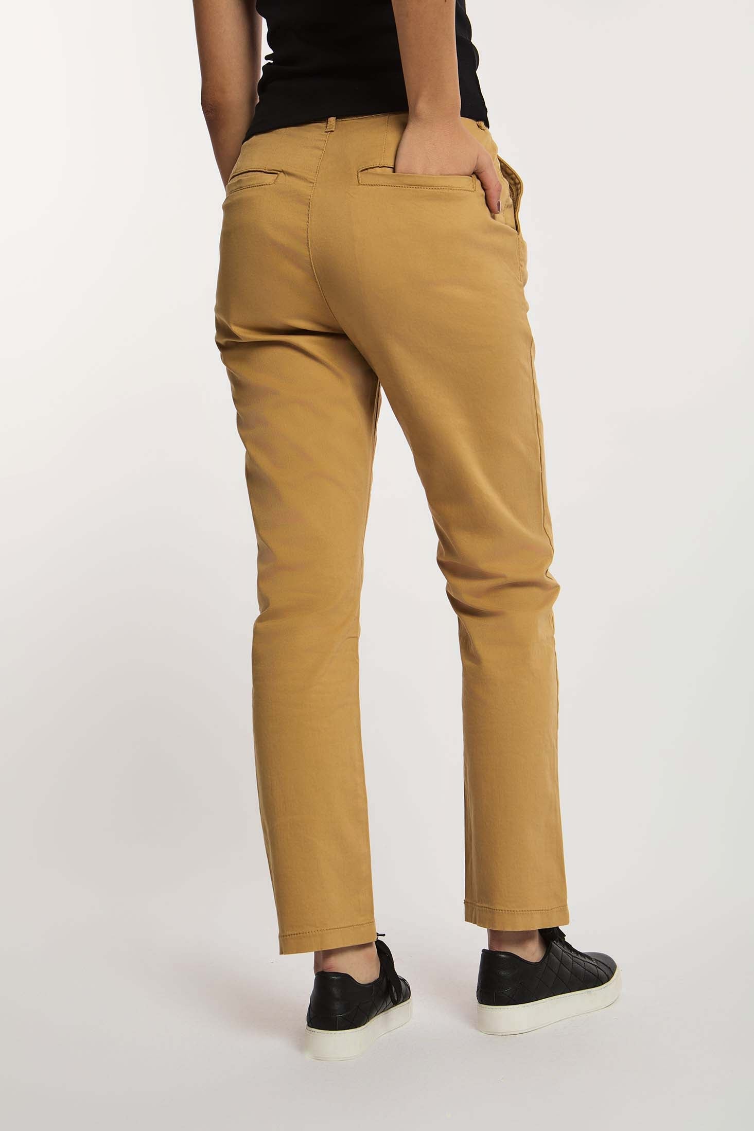 Women Denim Slim Fit Yellow