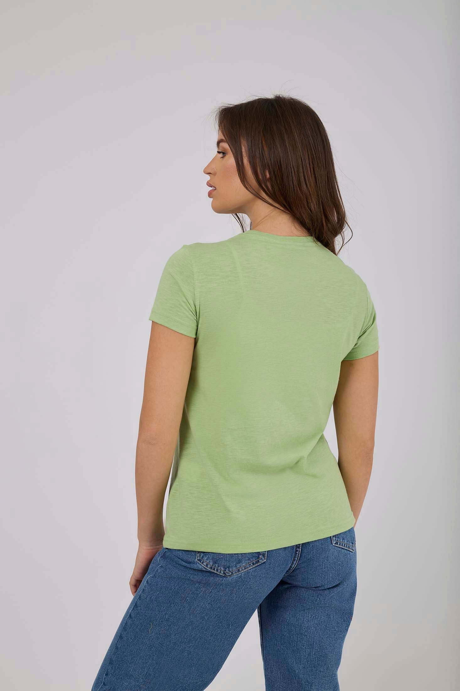 Women T-Shirt Short Sleeve  - Green