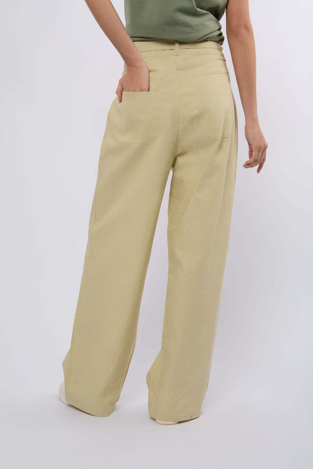Women Pant Comfy Fit Khaki
