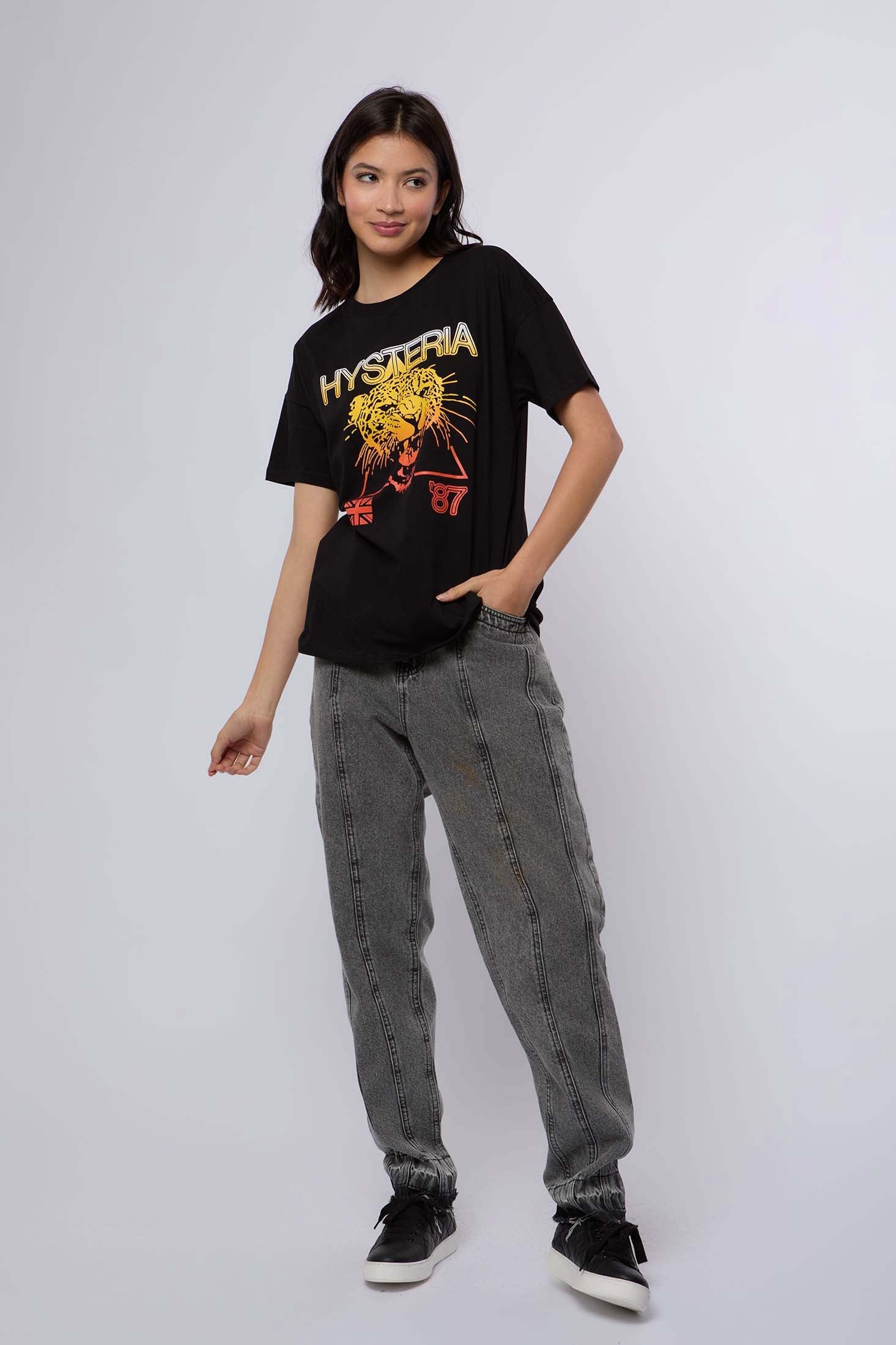 Women Denim Regular Fit Length Jeans Grey