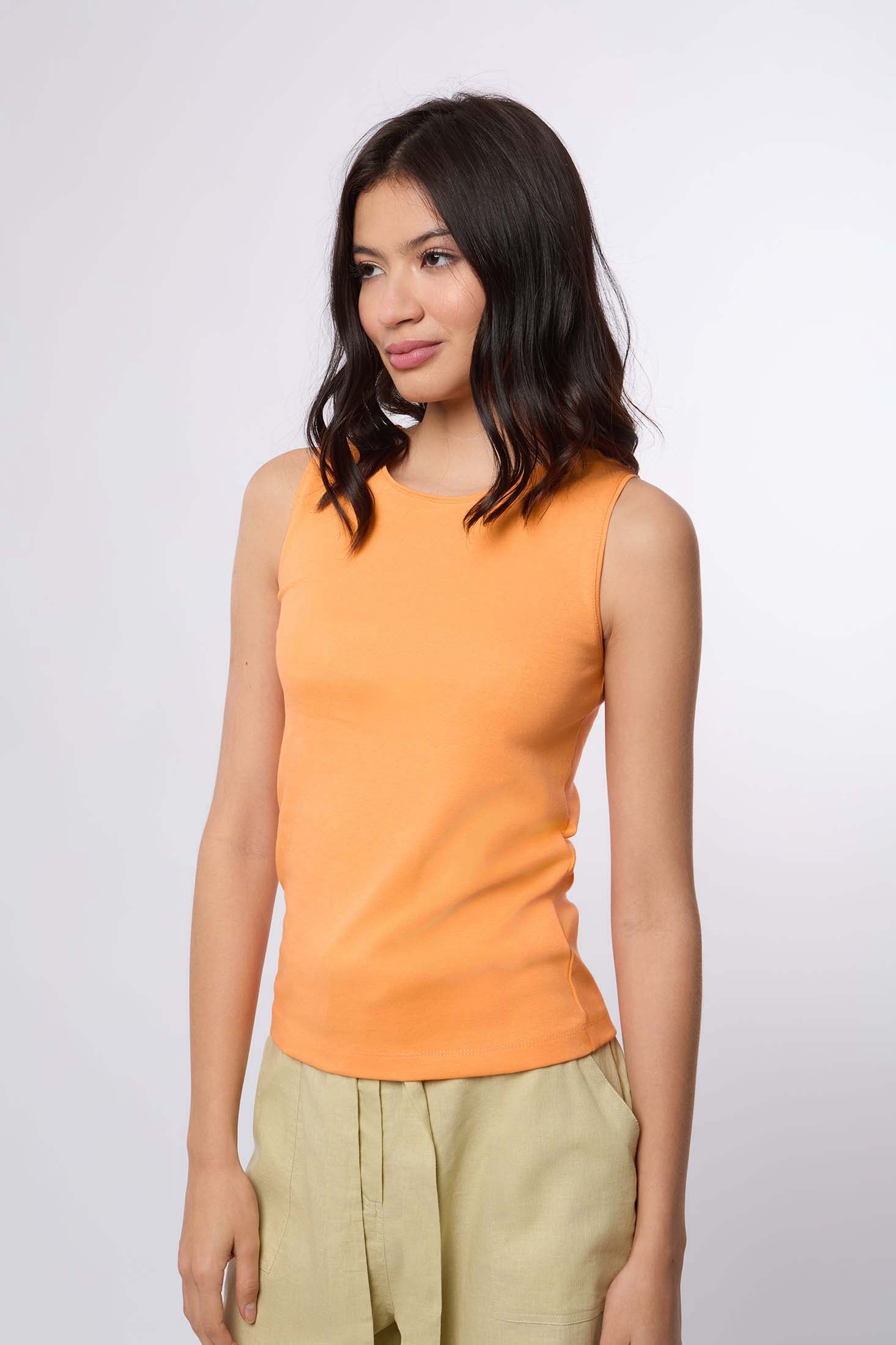 Women Top - Orange