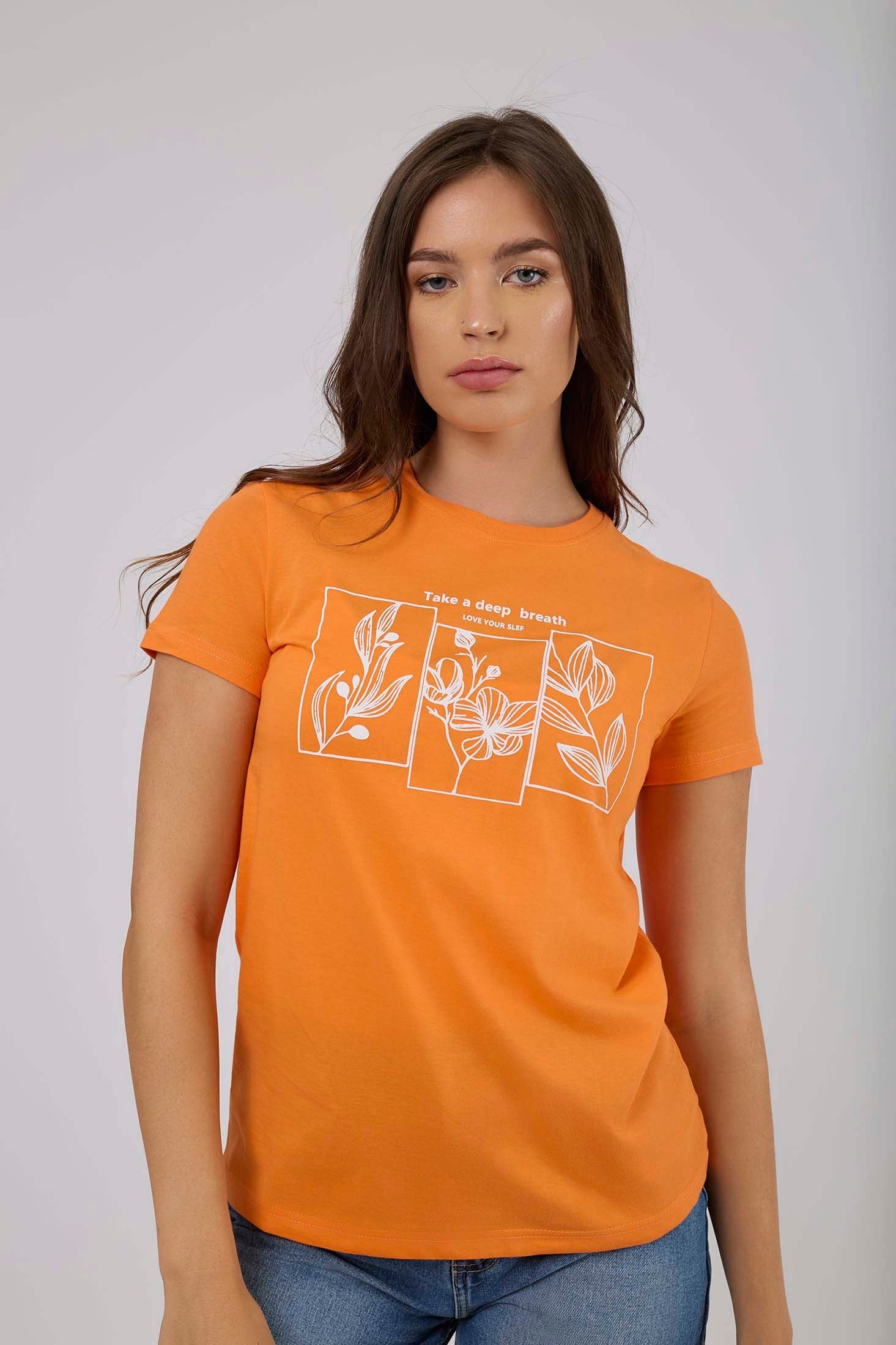 Women Shirt - Orange