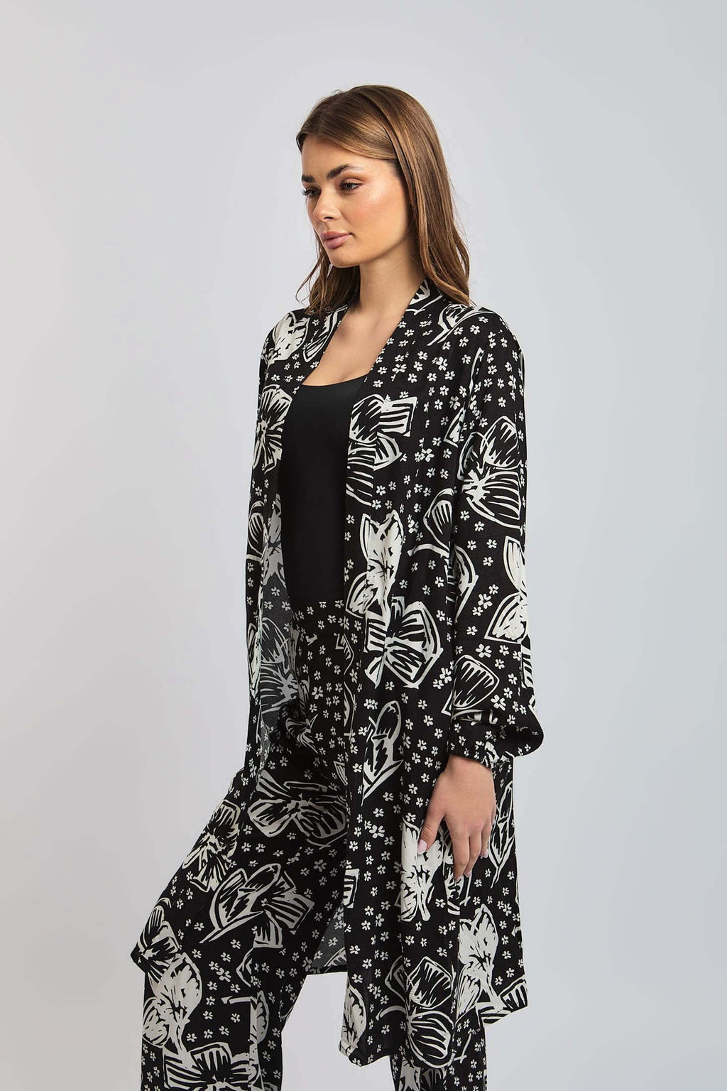 Women Kimono Viscose Long Multicolor