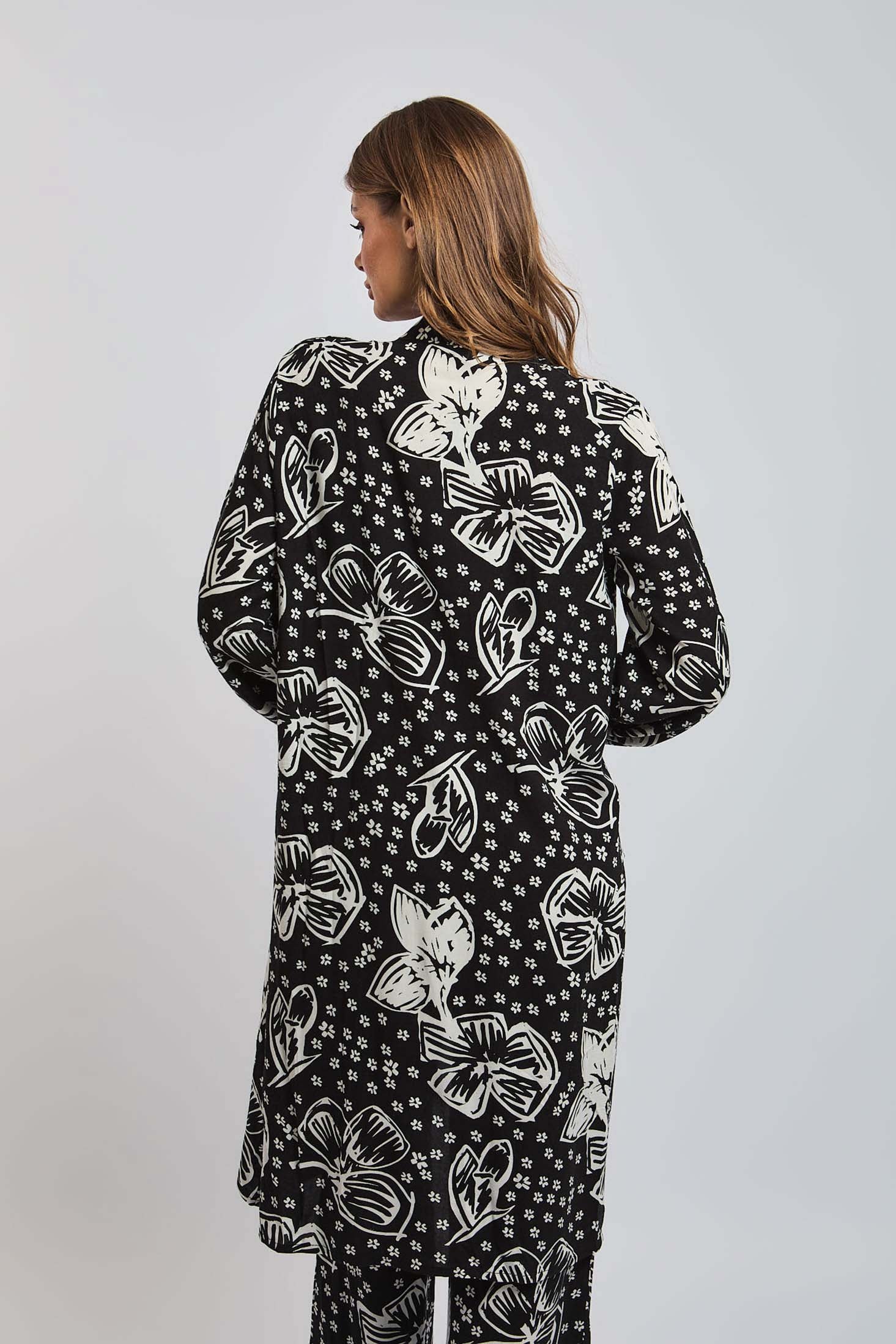 Women Kimono Viscose Long Multicolor