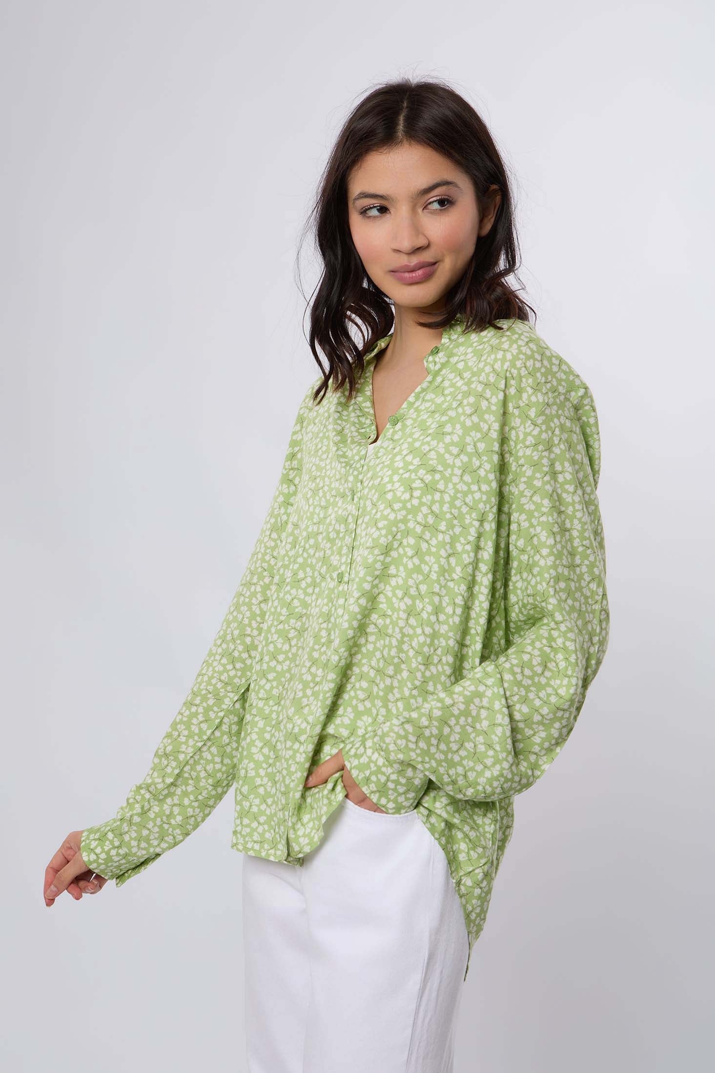 Women Blouse Printed Basic Viscose Multicolor