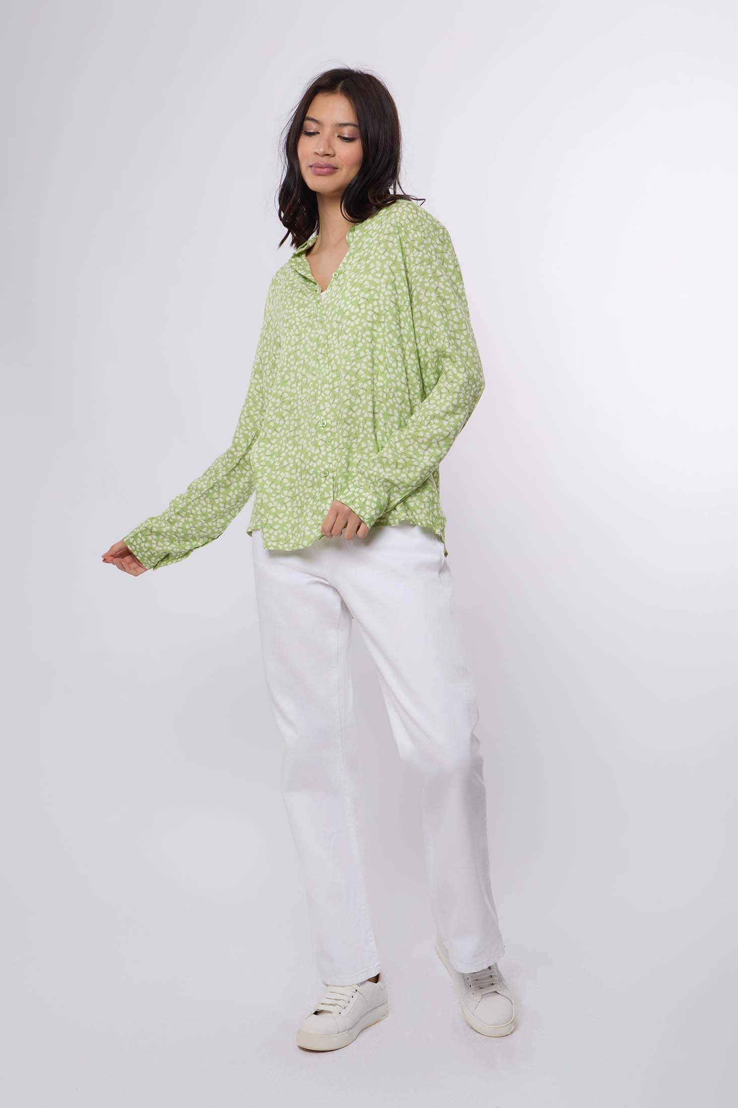 Women Blouse Printed Basic Viscose Multicolor