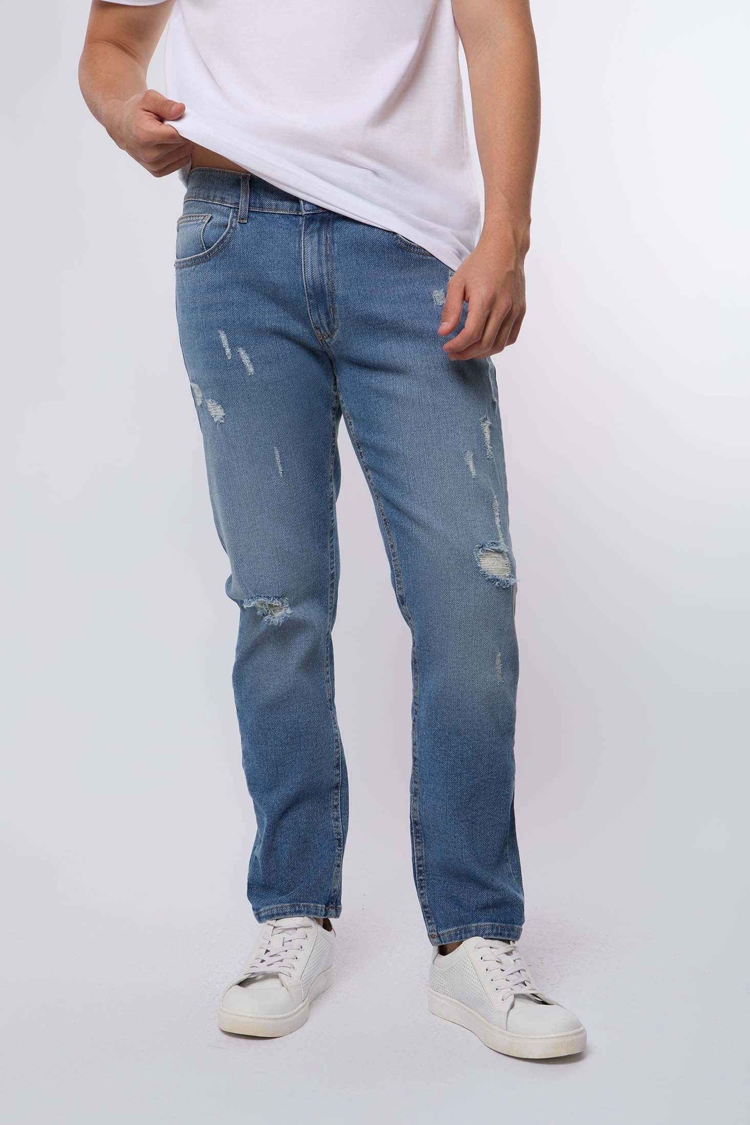 Men Denim  Slim Fit JeansBlue