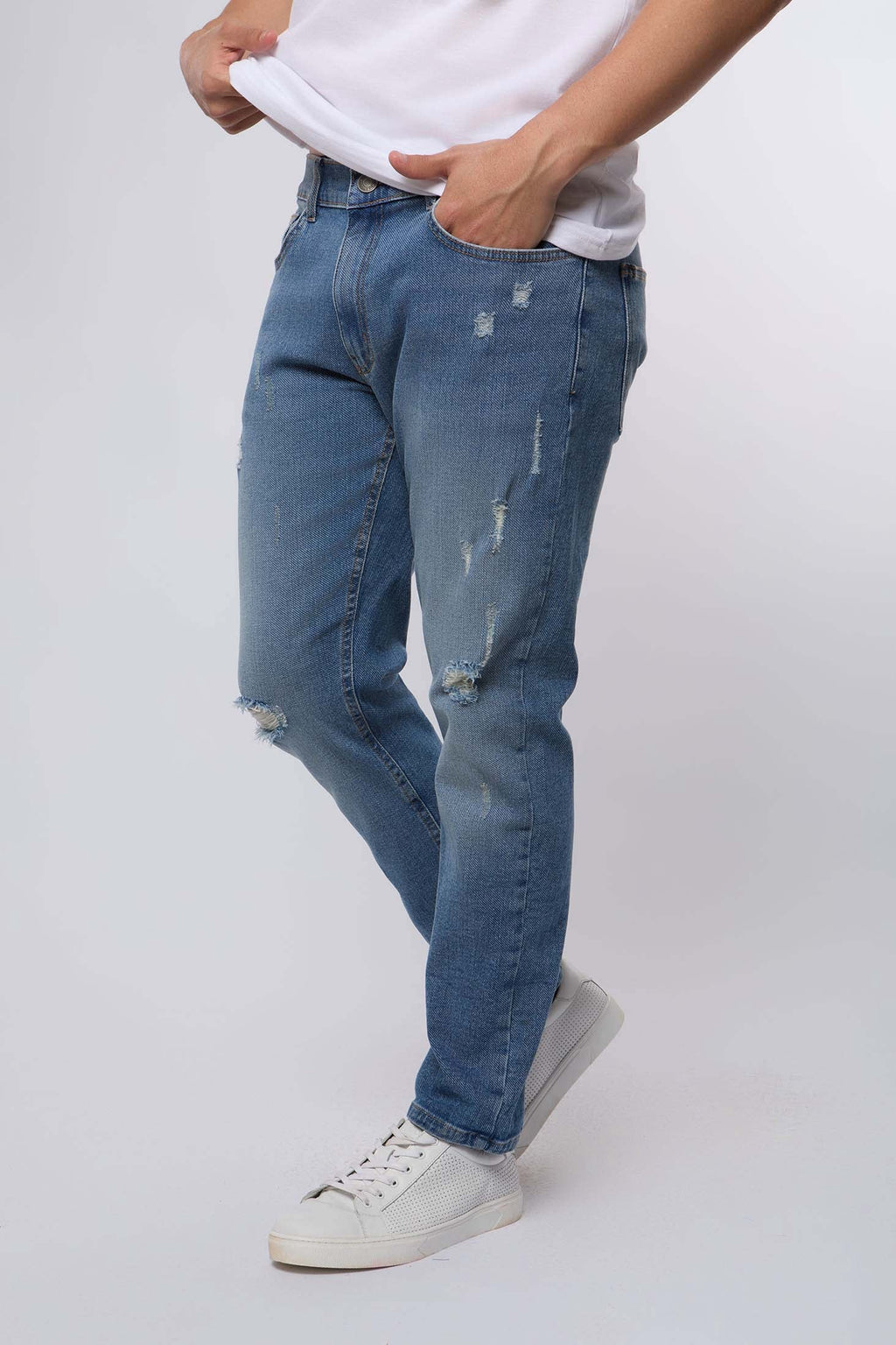 Men Denim  Slim Fit JeansBlue