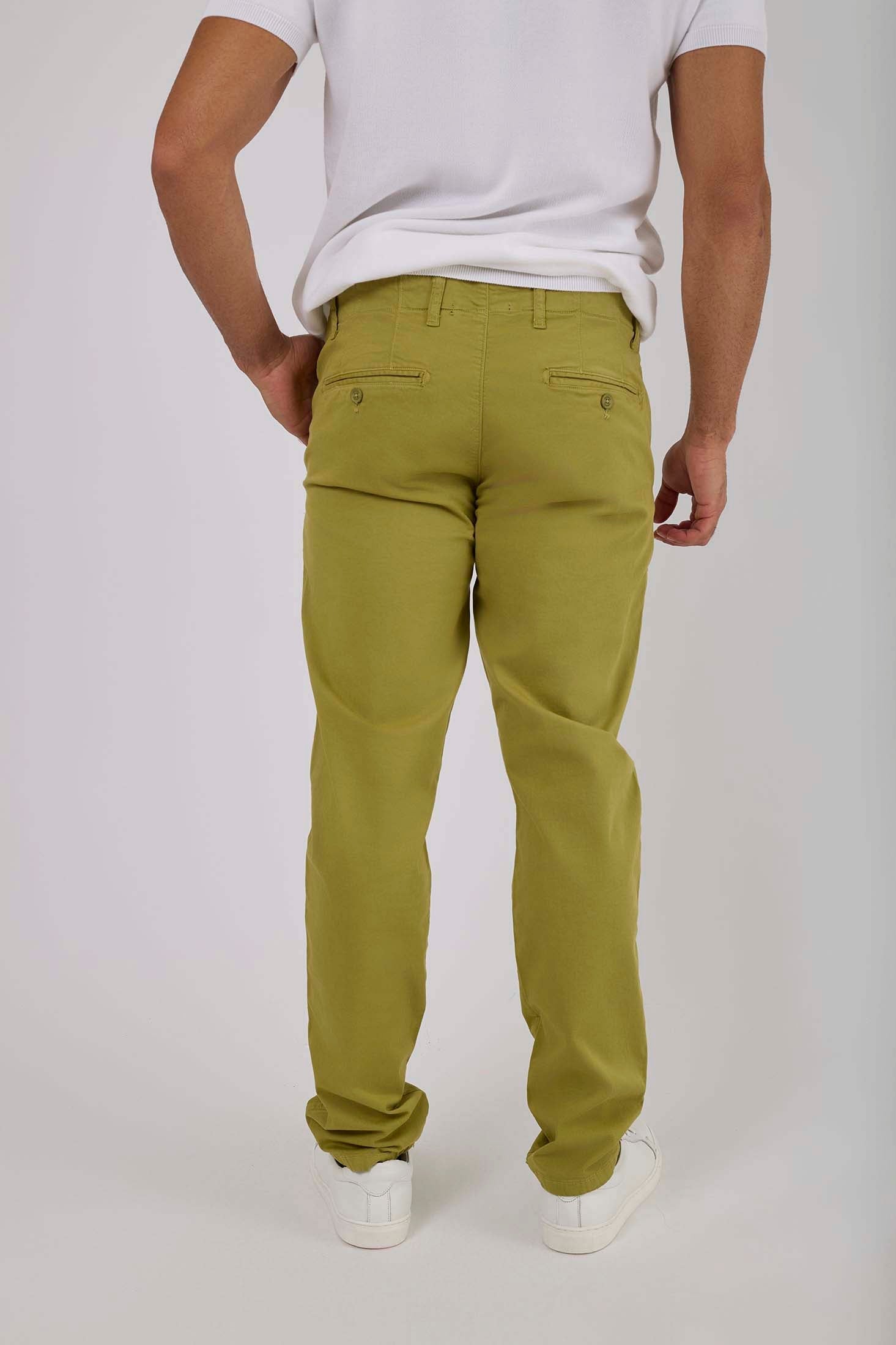 Men Pant Slim Fit Chino Green