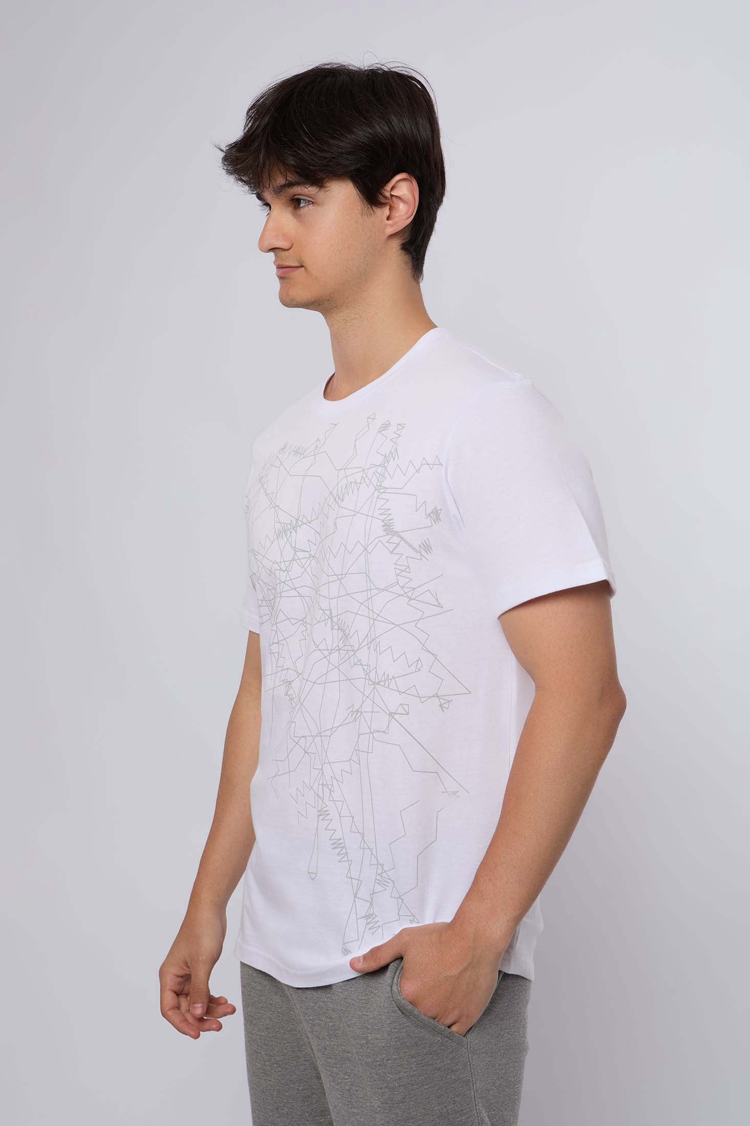 Men T-Shirt - White