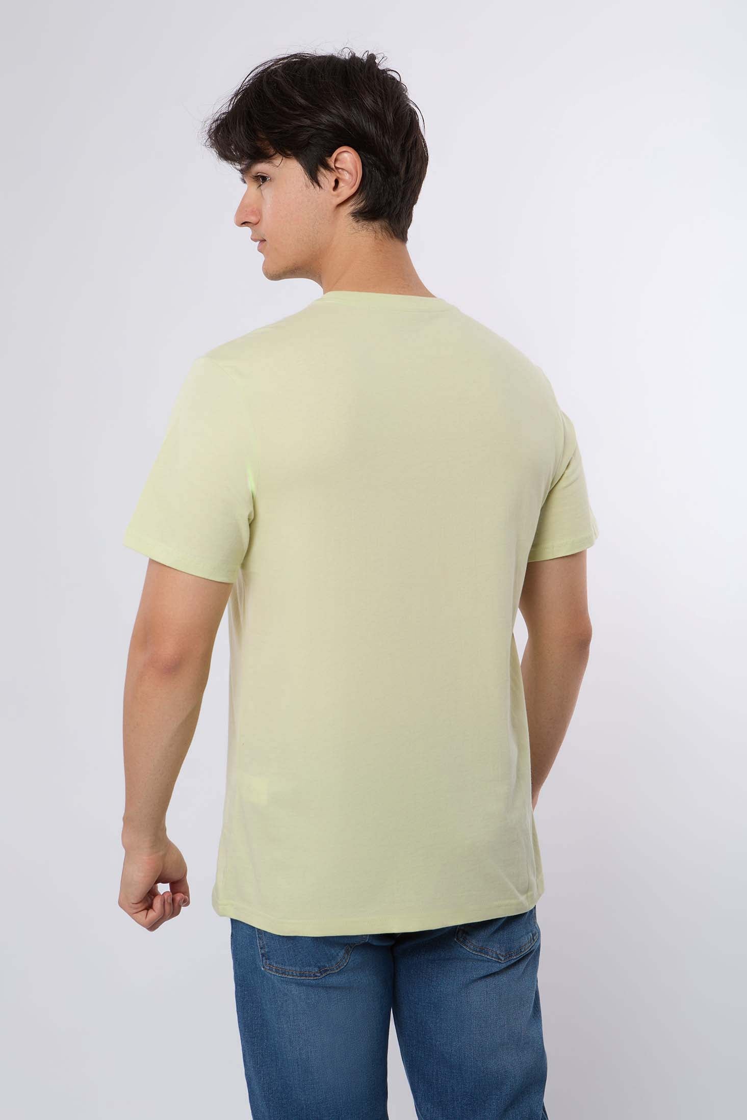 Men T-Shirt butter yellow