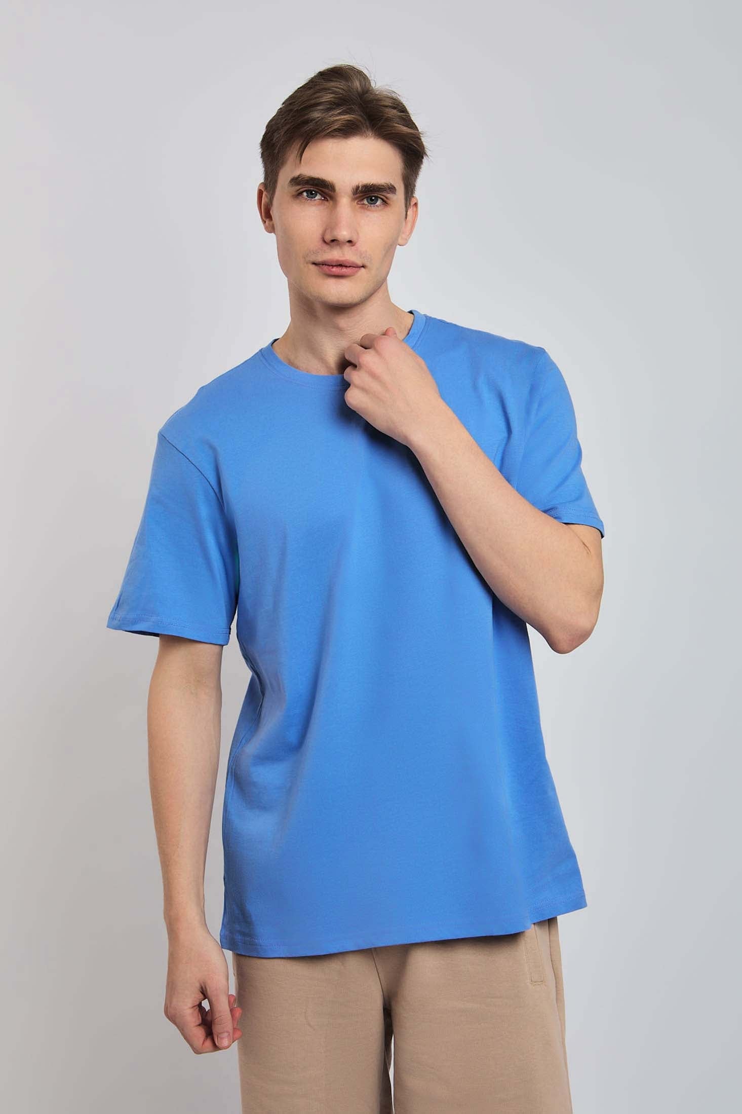 Men T-Shirt  Blue