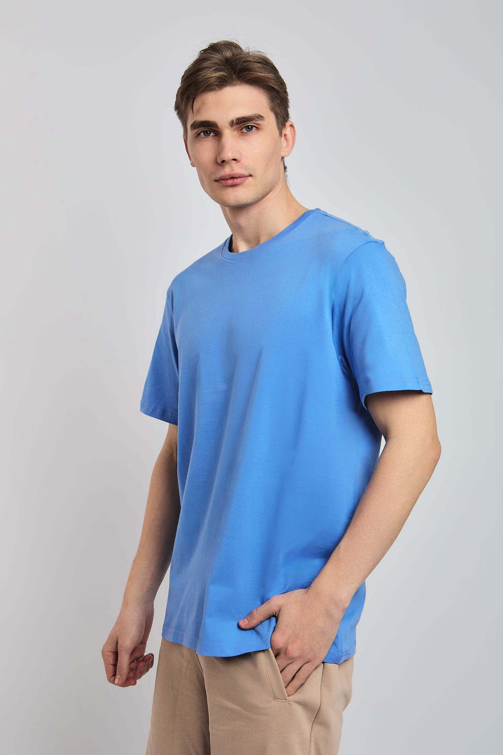 Men T-Shirt  Blue