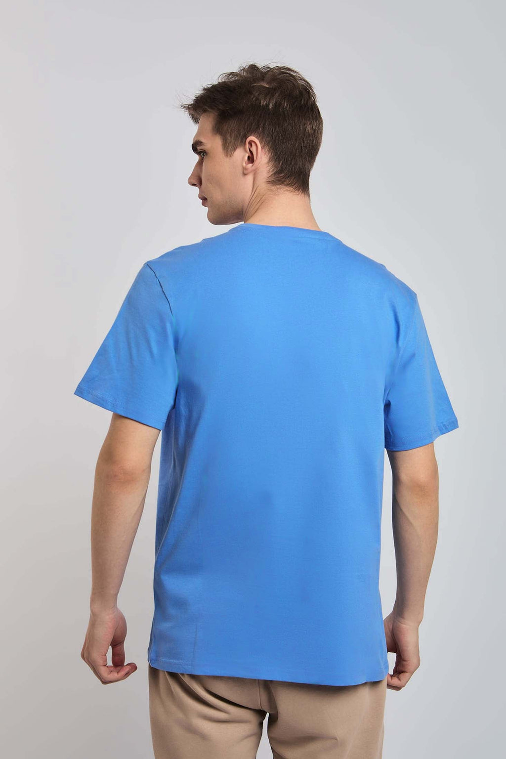 Men T-Shirt  Blue