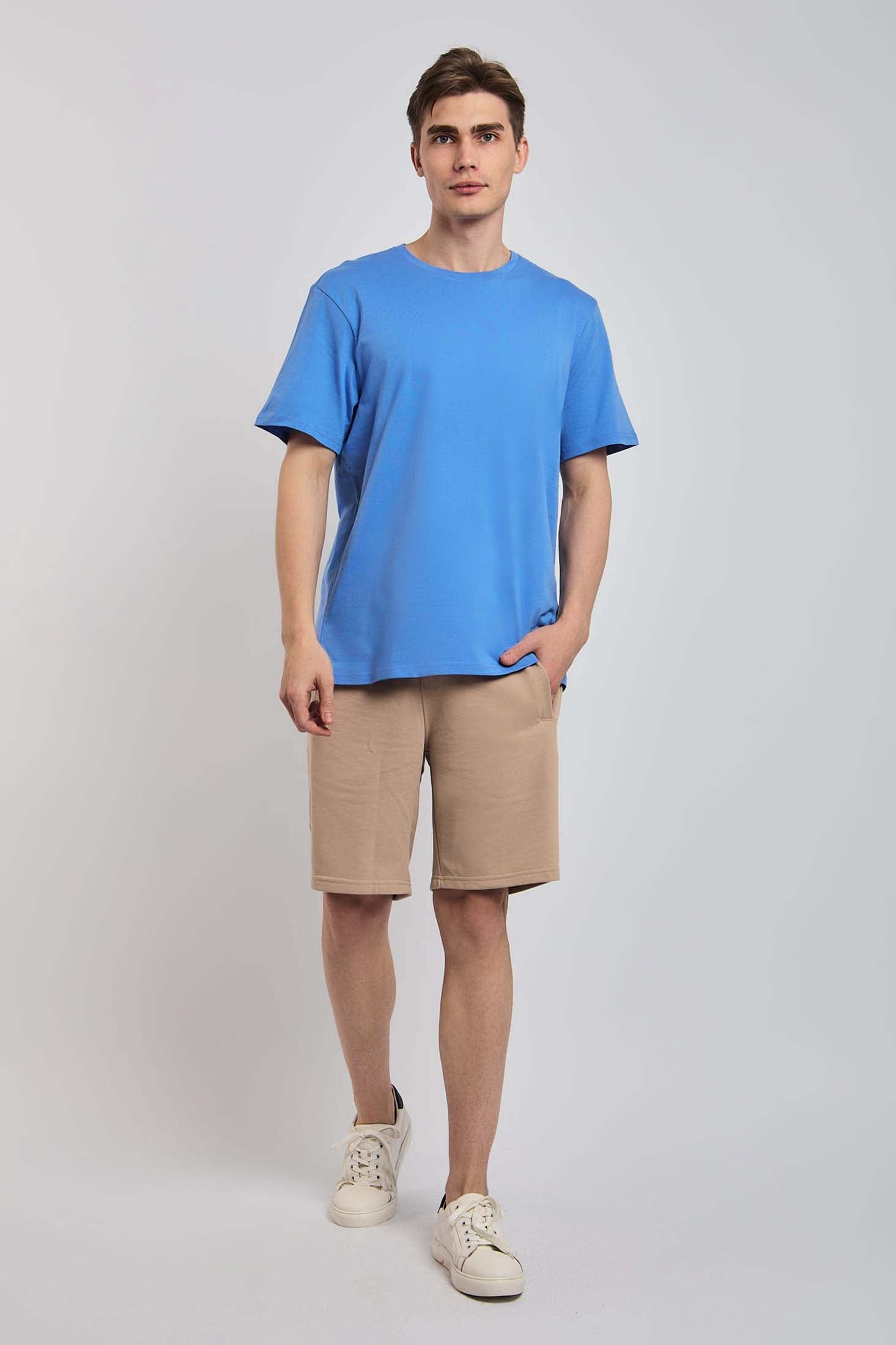 Men T-Shirt  Blue