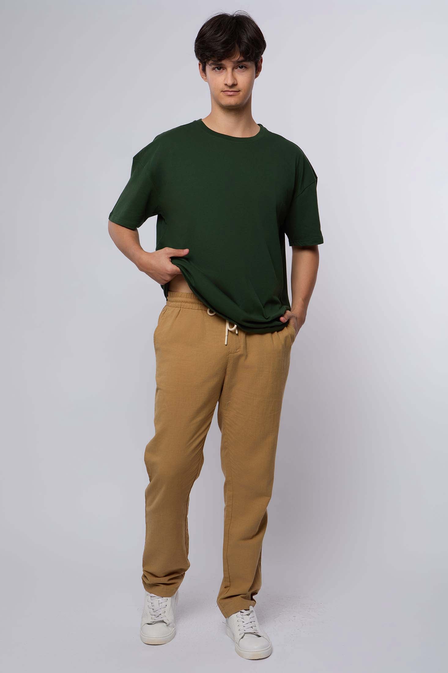 Men-Pant Casual Jogger Waist ComfyWomens Grey