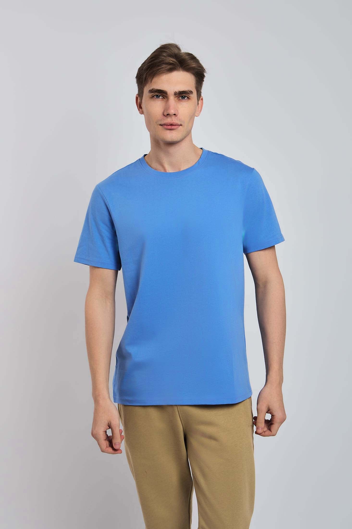 Men T-Shirt Blue