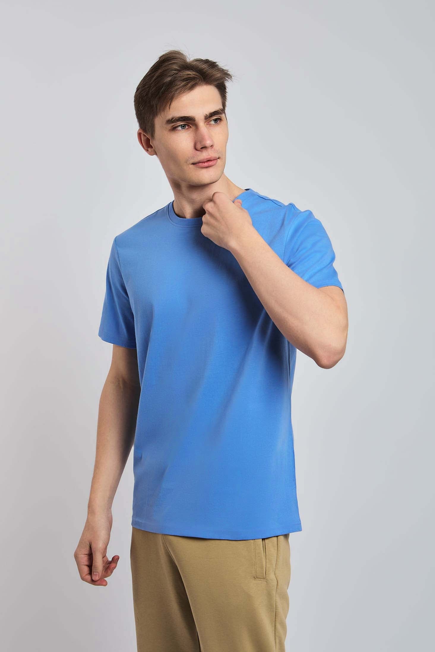 Men T-Shirt Blue