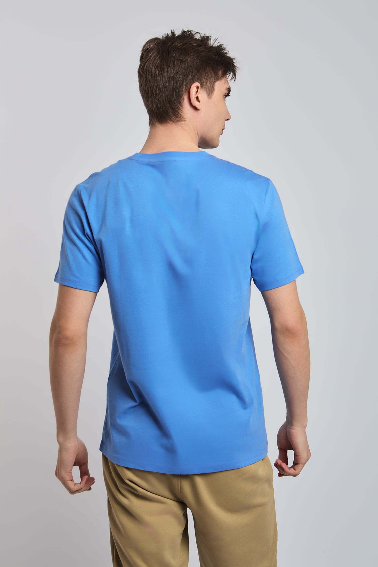 Men T-Shirt Blue