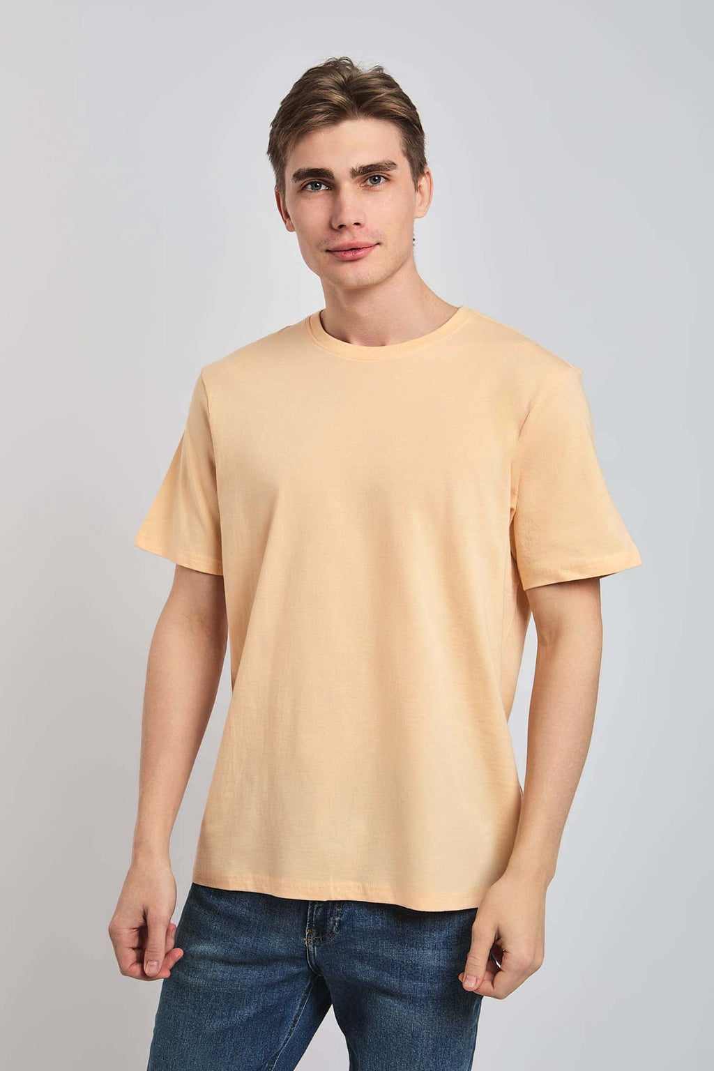 Regular Fit Basic Cotton T-Shirt