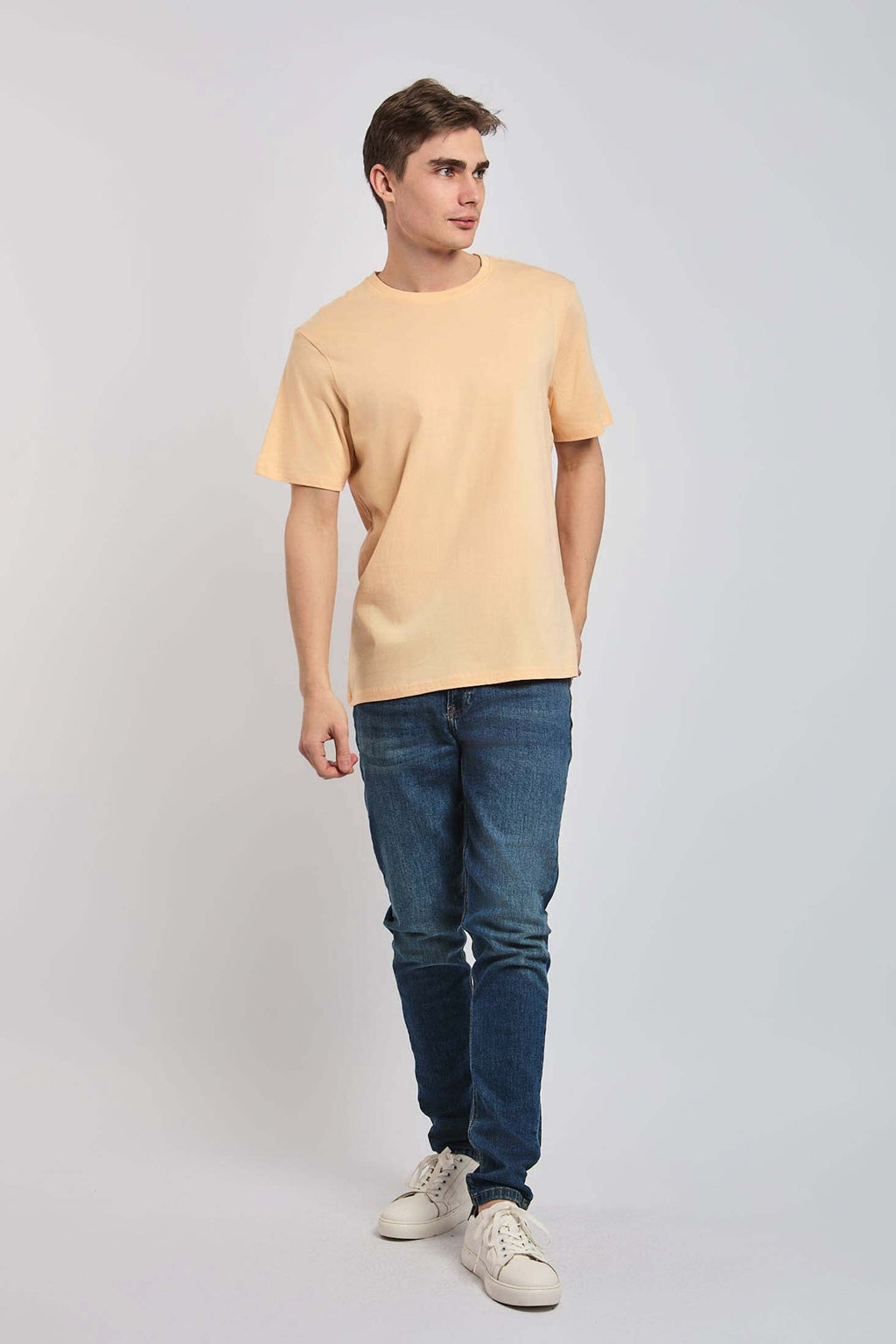Regular Fit Basic Cotton T-Shirt