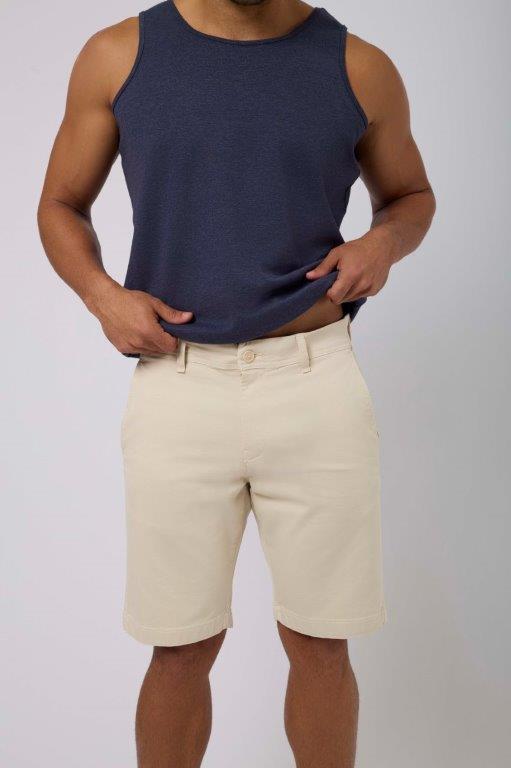 Men-Shorts Casual Slim Fit ChinoWomen Beige