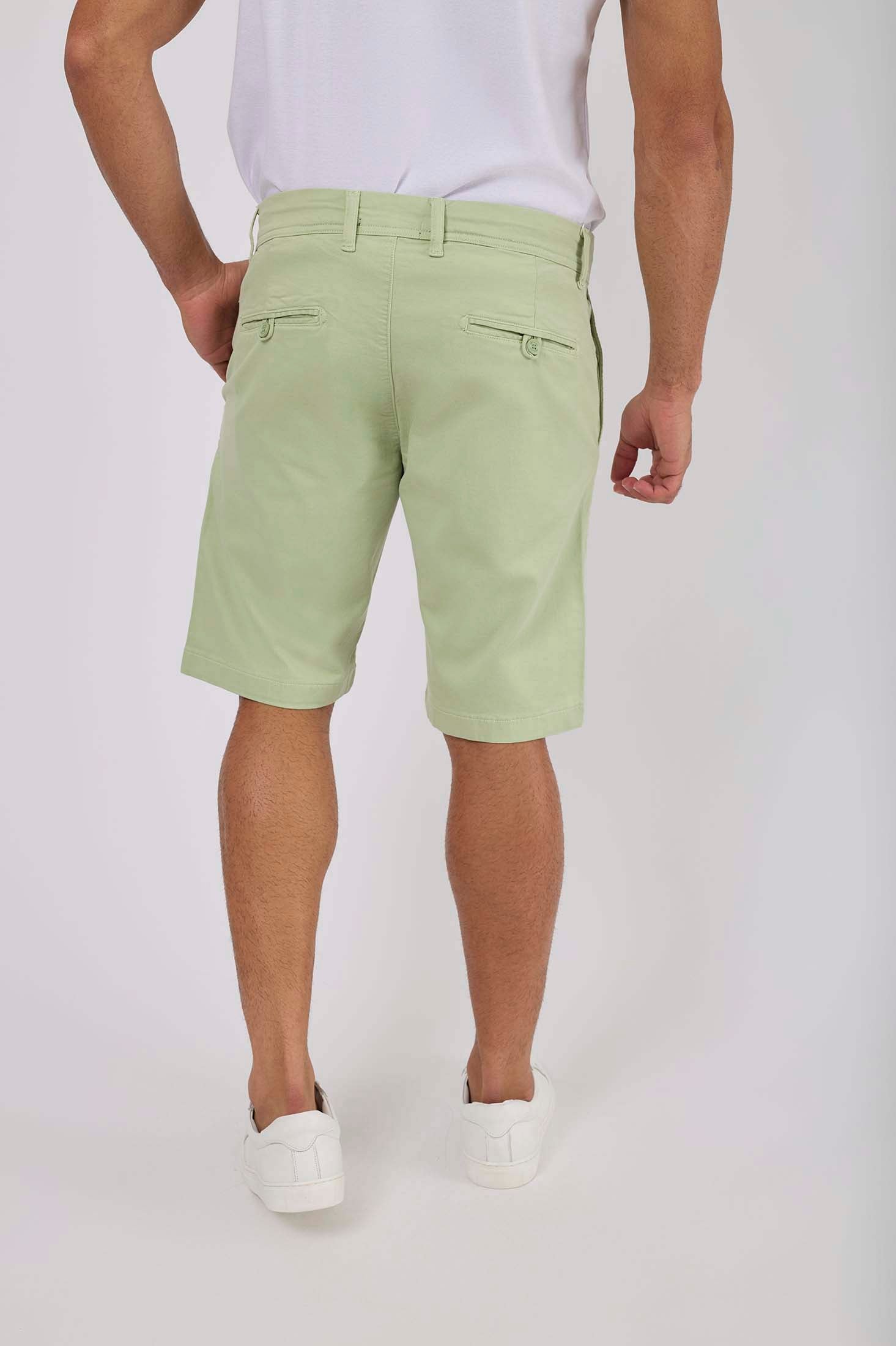 Men-Shorts Casual Slim Fit ChinoWomen Green