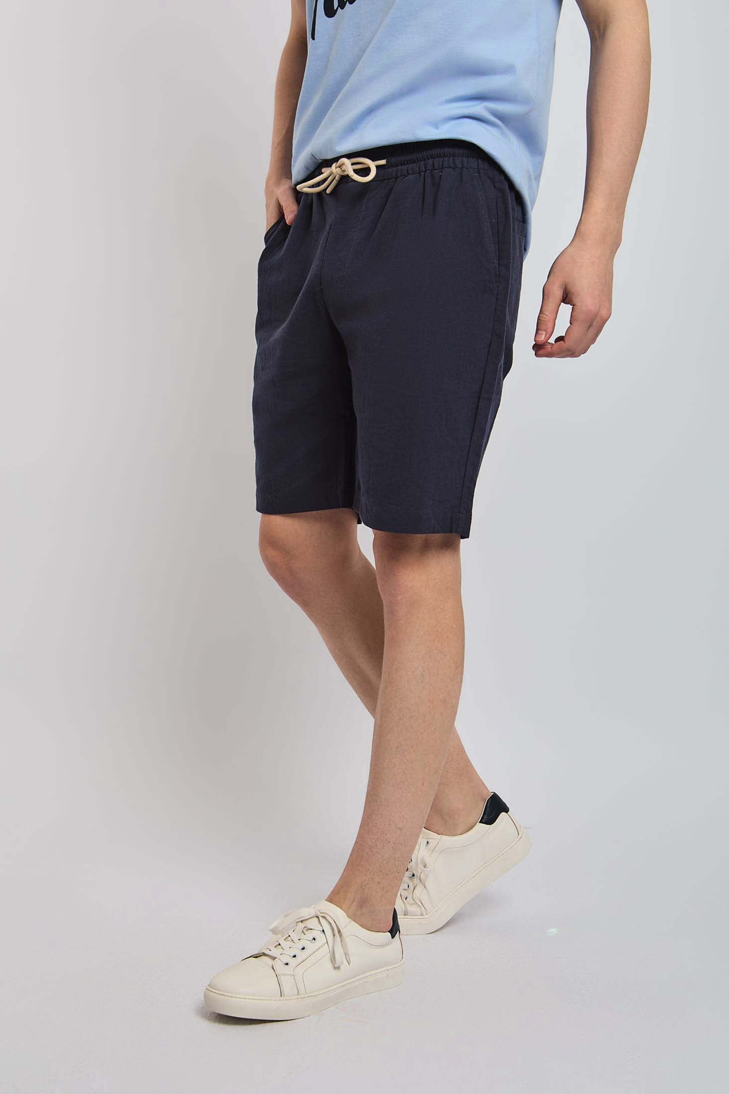 Men-Shorts Casual Jogger Waist ComfyWomen Navy