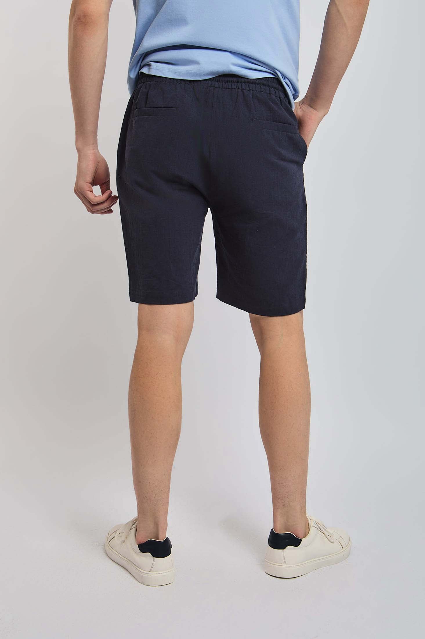Men-Shorts Casual Jogger Waist ComfyWomen Navy