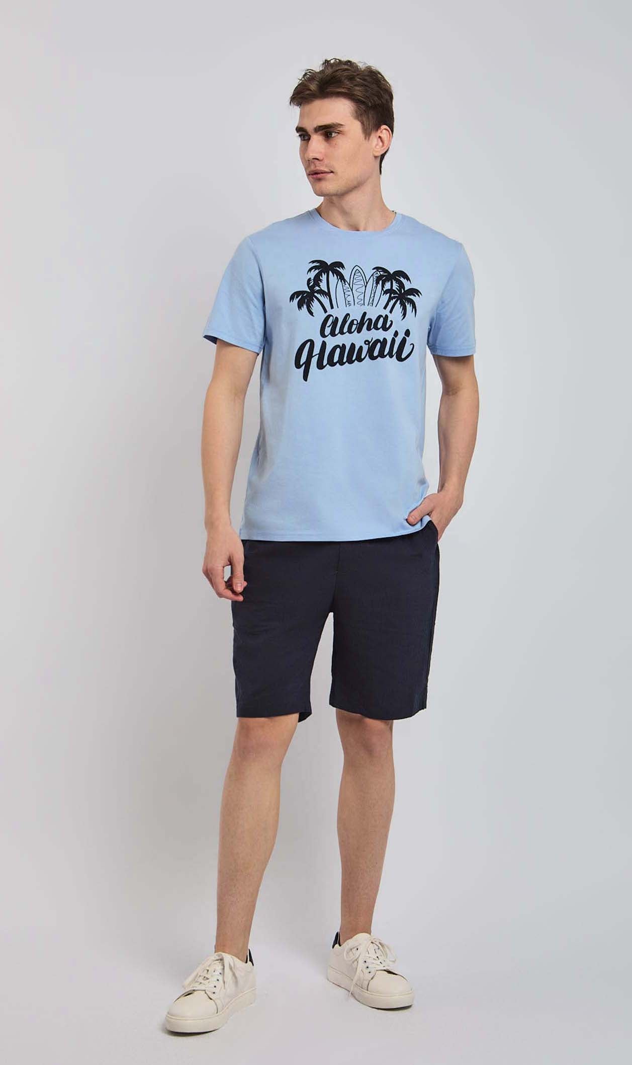 Men-Shorts Casual Jogger Waist ComfyWomen Navy