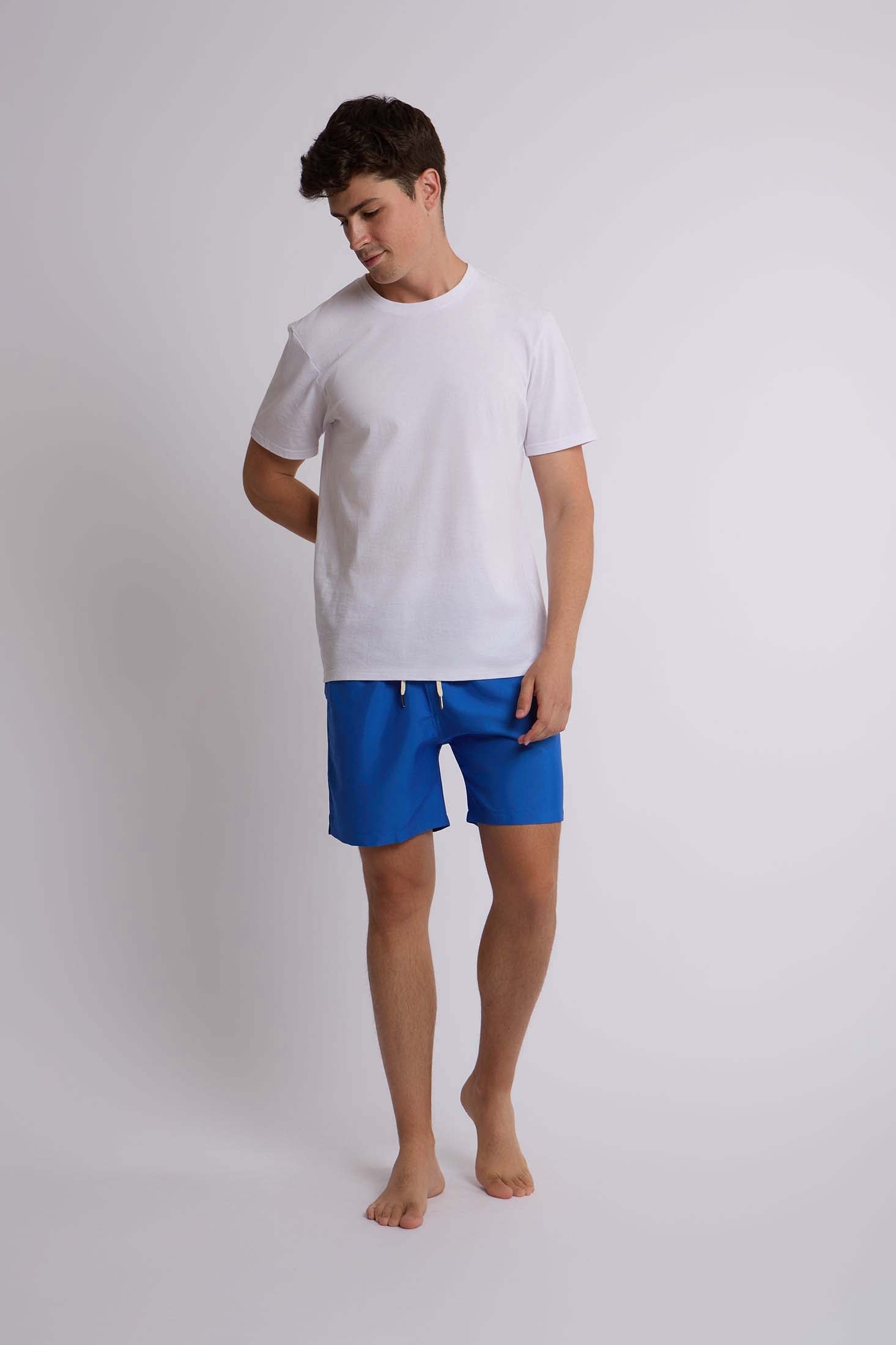 Men-Swimming Short  Blue