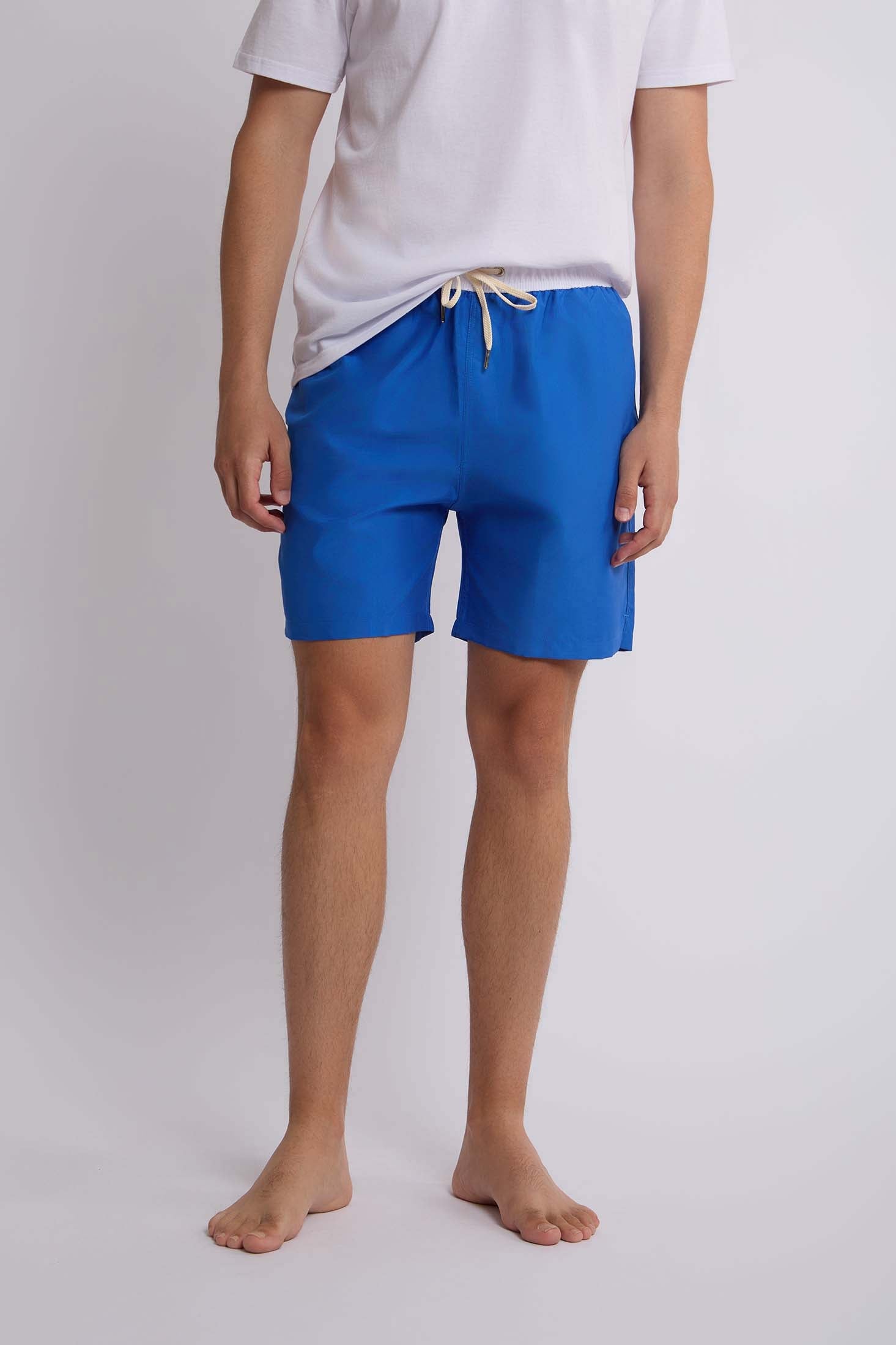 Men-Swimming Short  Blue