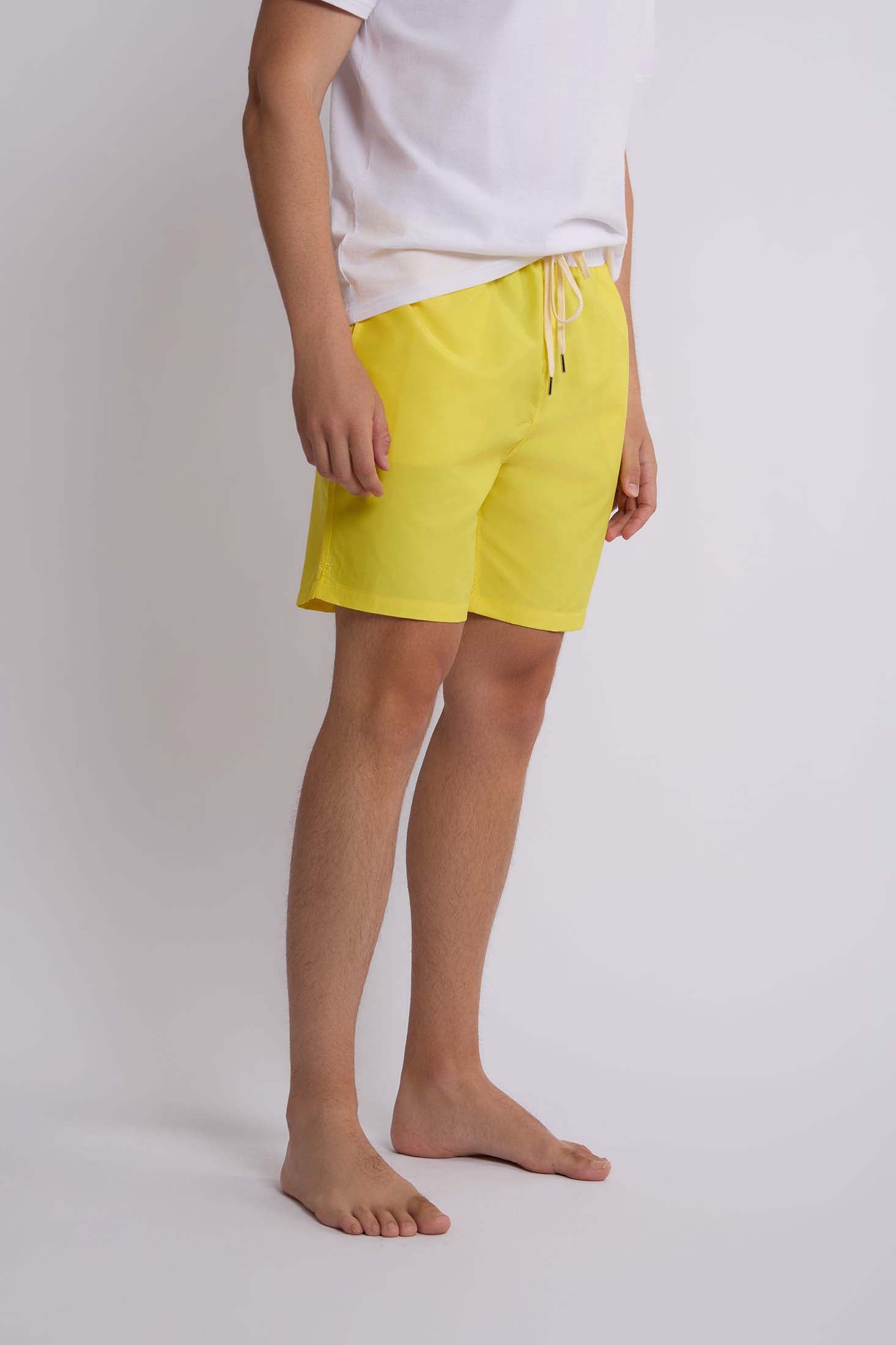 Men-Swimming Short Womens Yellow