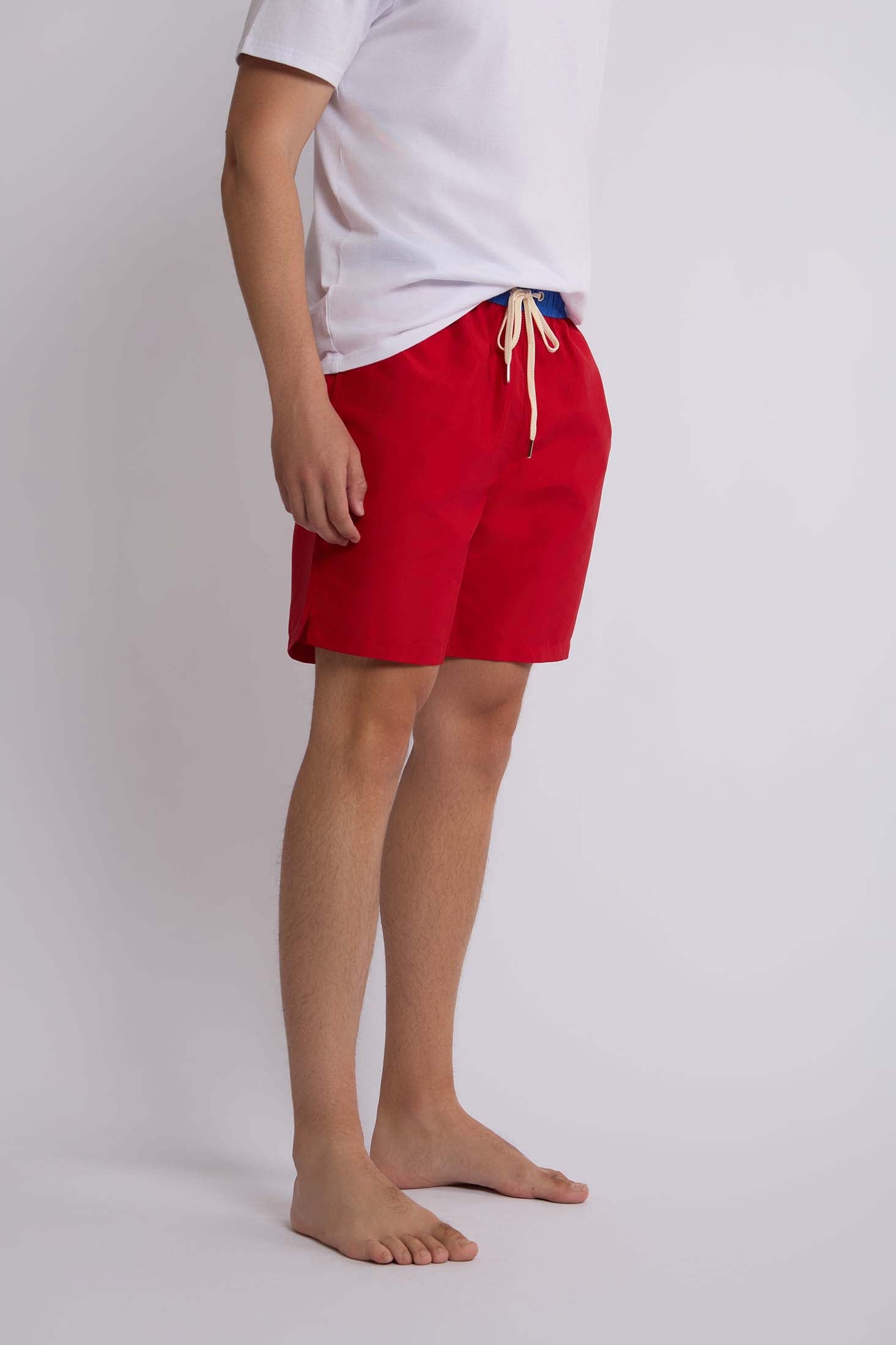 Men-Swimming Short Womens Red