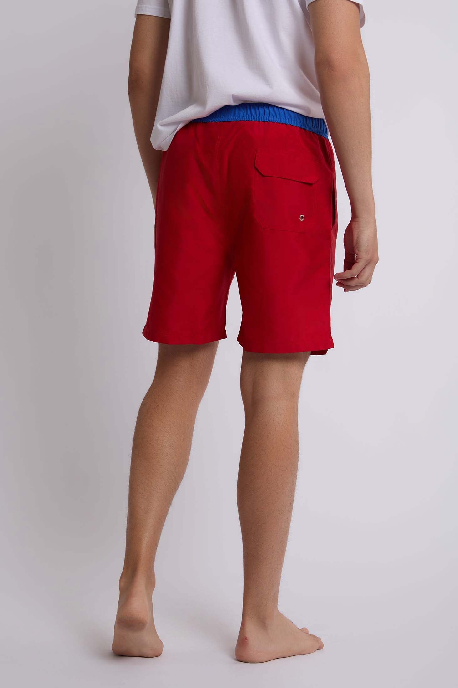 Men-Swimming Short Womens Red