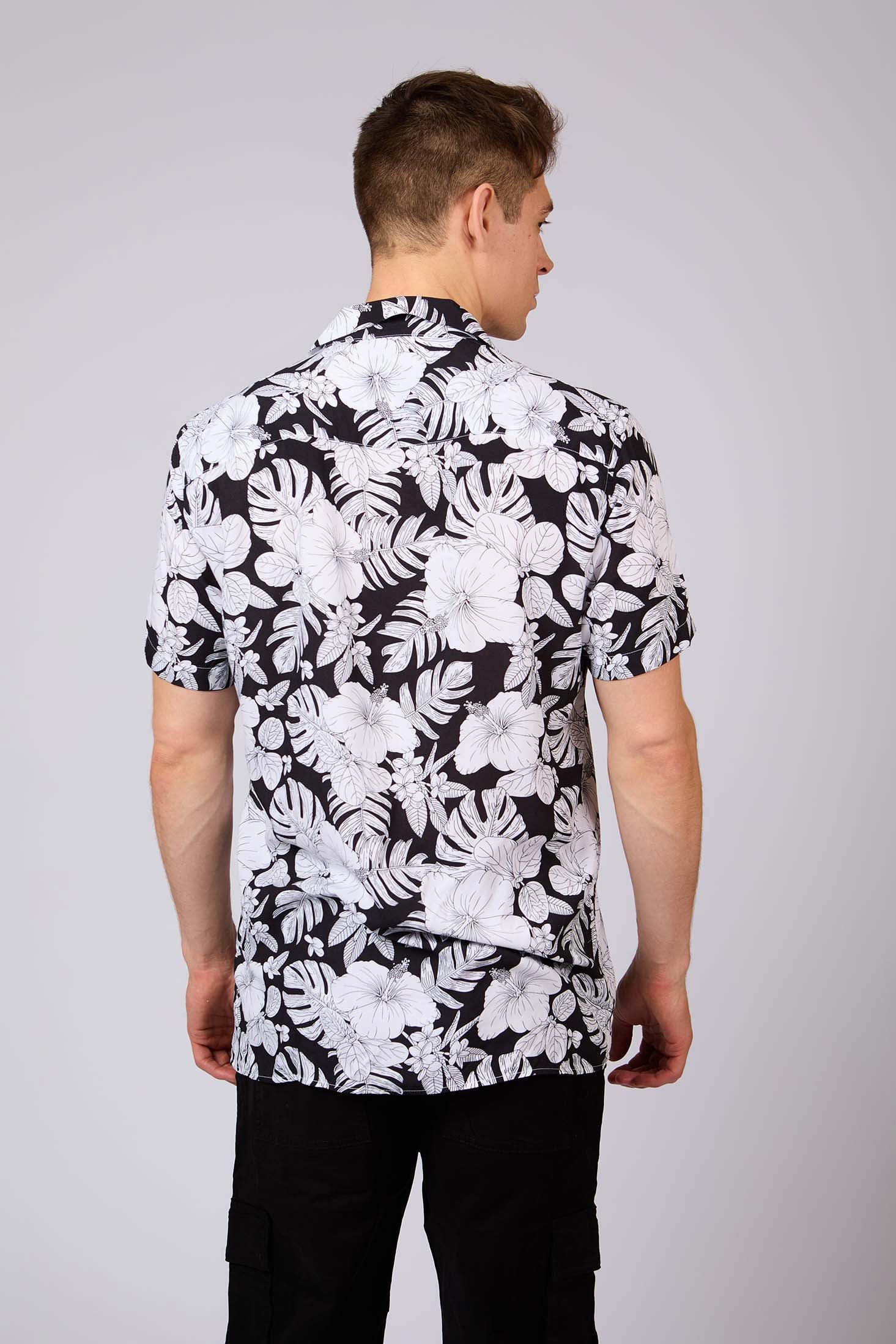 Men Shirt Regular Fit Black