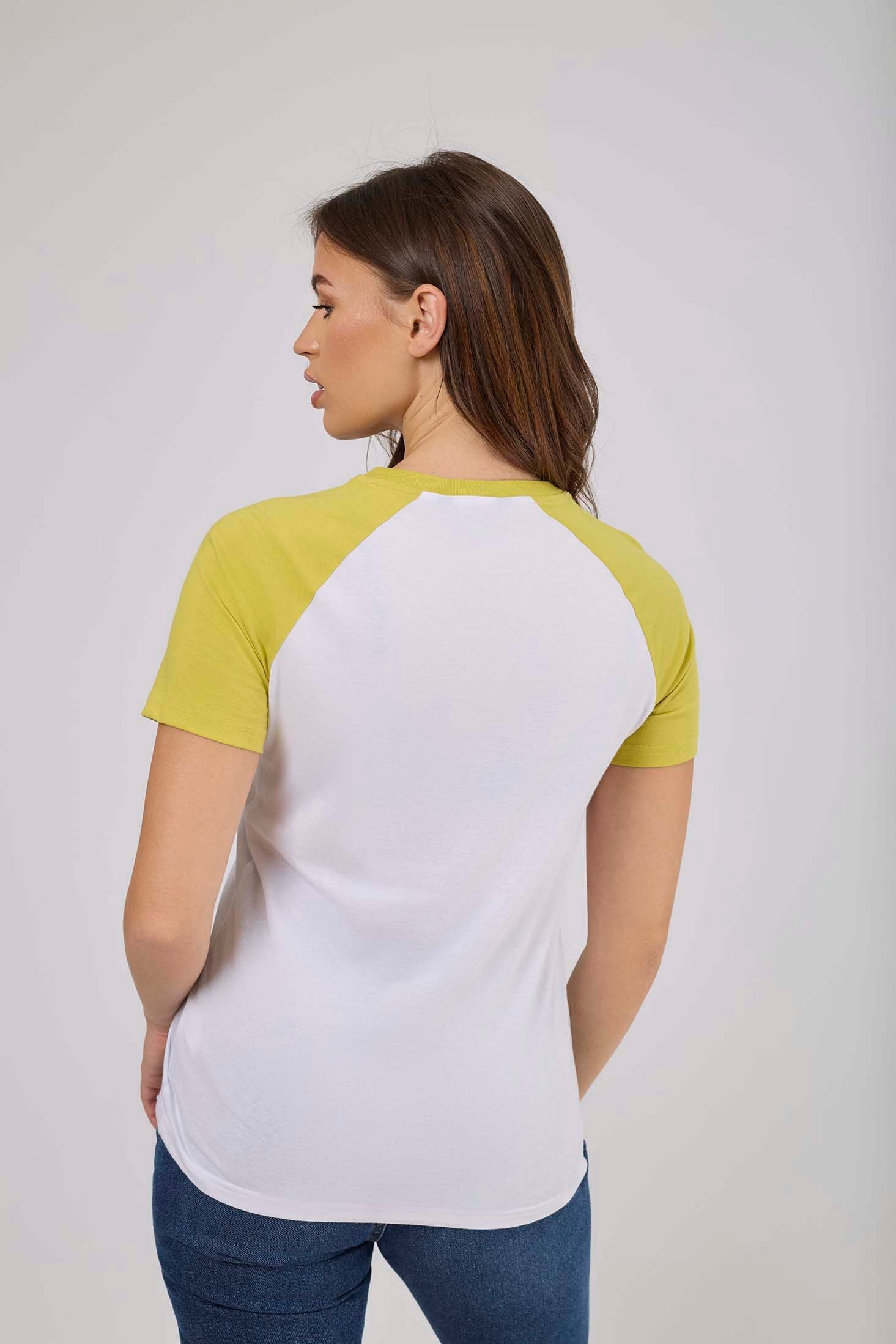 Women T-Shirt  Cotton Regular Fit White