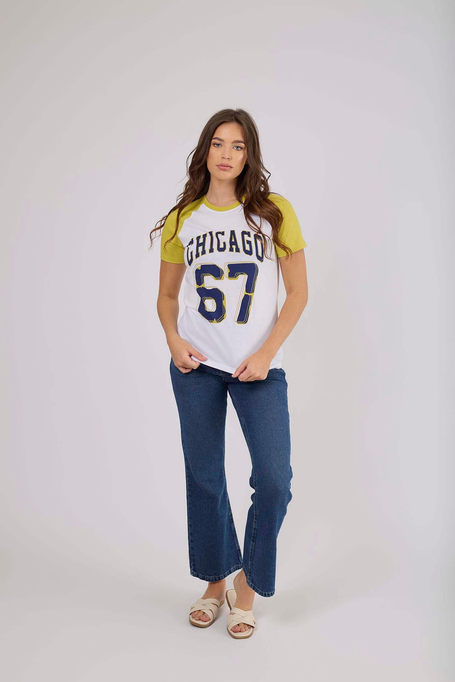 Women T-Shirt  Cotton Regular Fit White