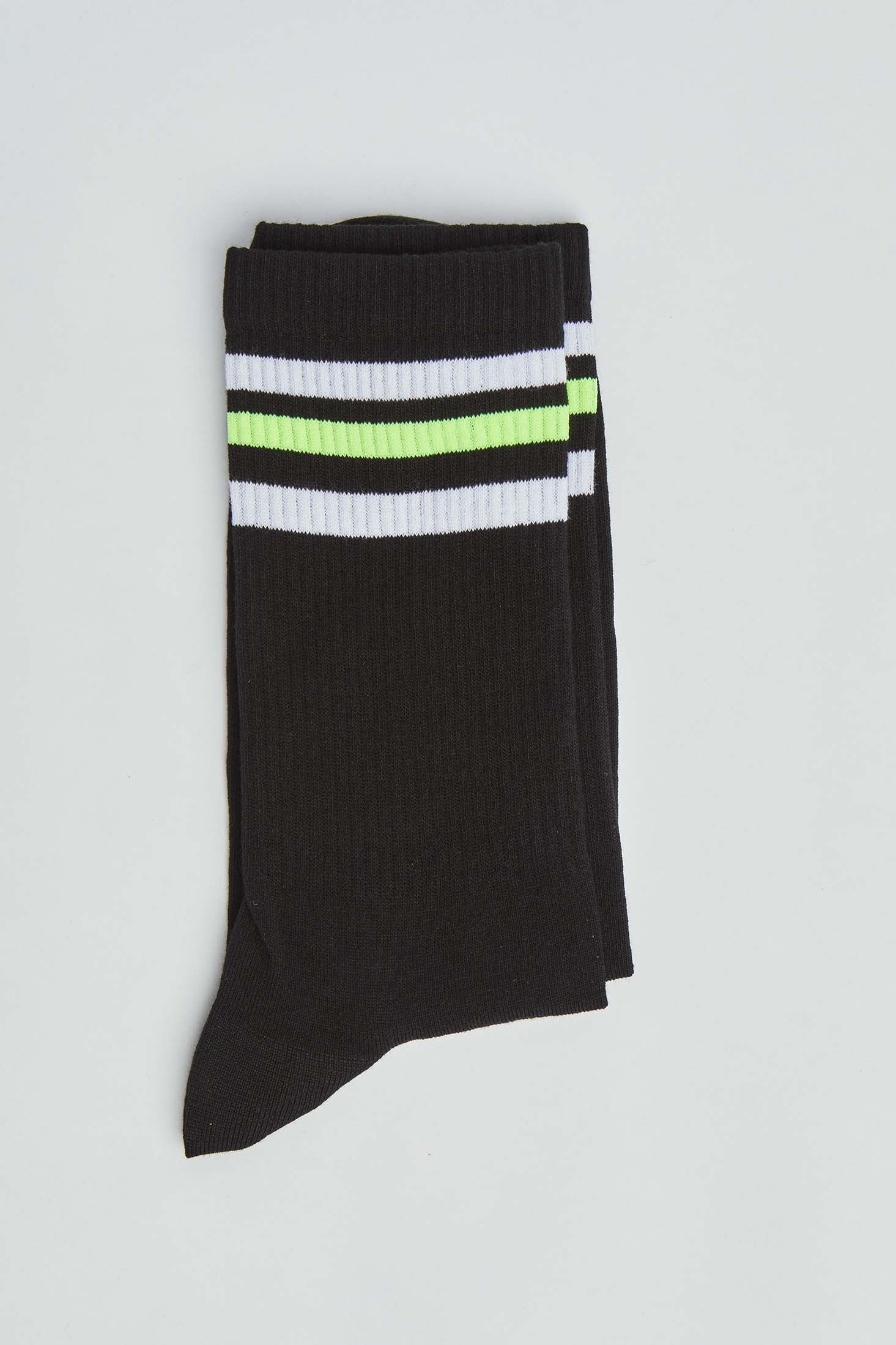 Lined Edge Slip On Casual Socks