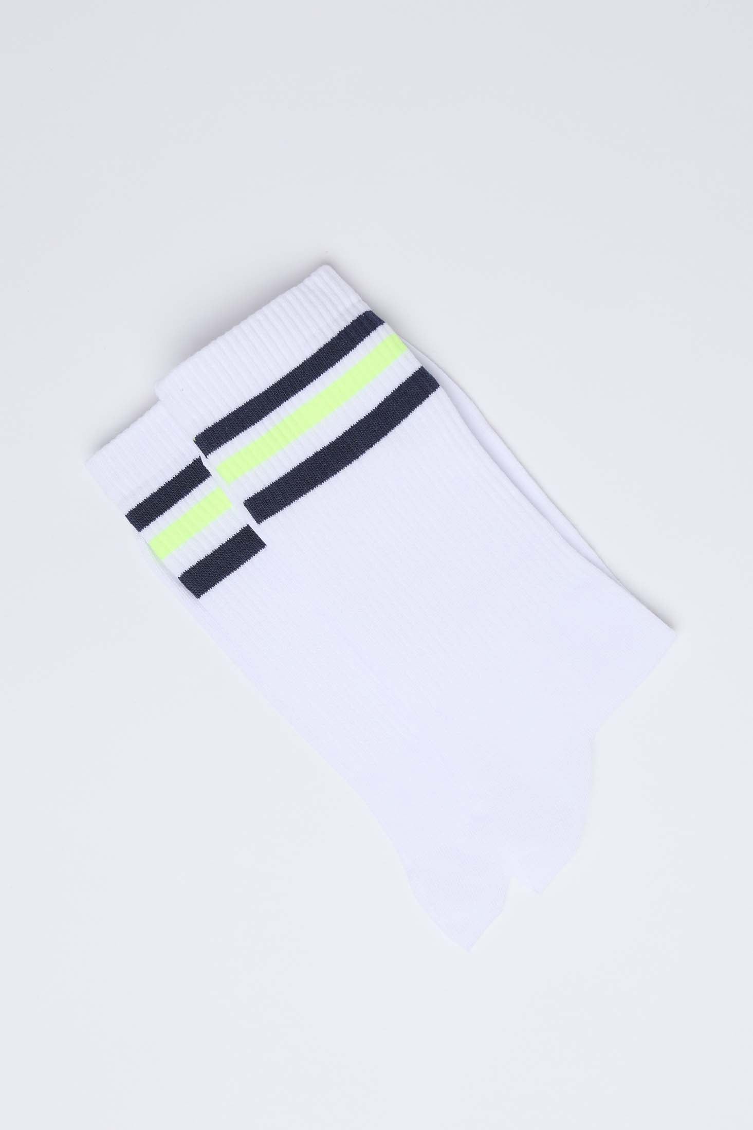 Lined Edge Slip On Casual Socks