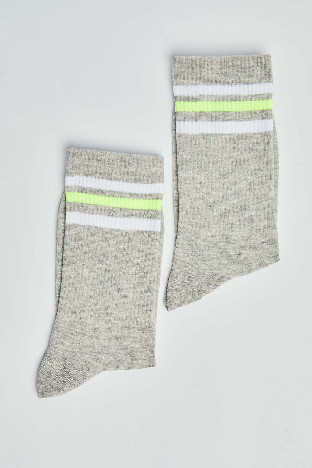Lined Edge Slip On Casual Socks