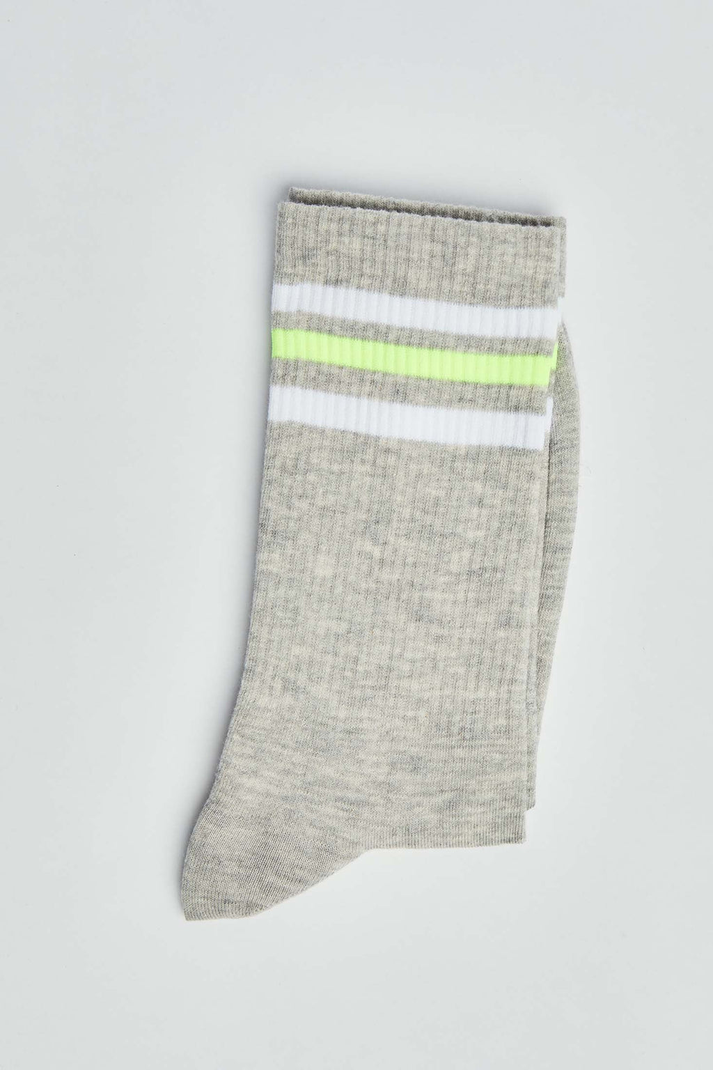 Lined Edge Slip On Casual Socks