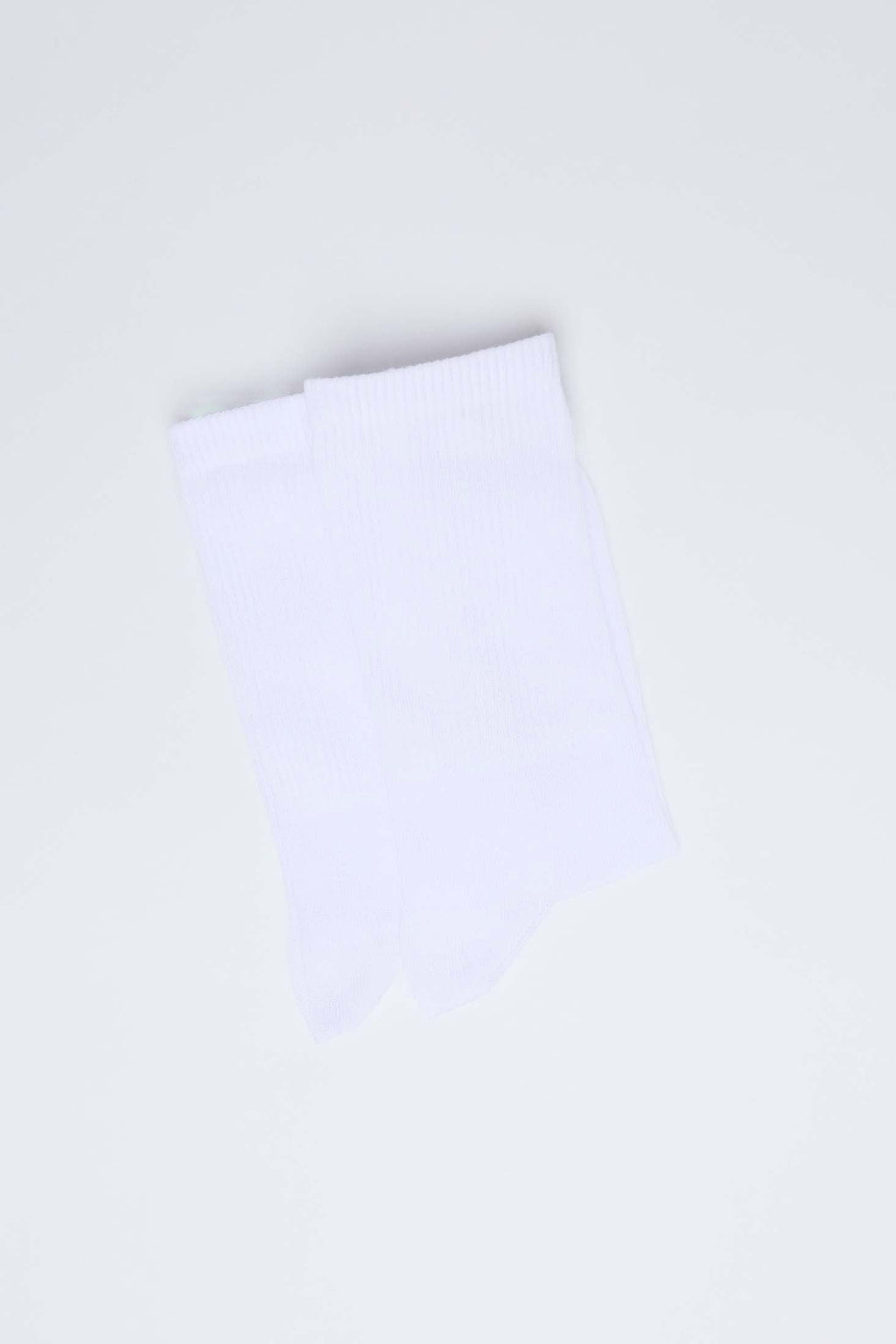 جوارب قطنية رجالية بيضاء