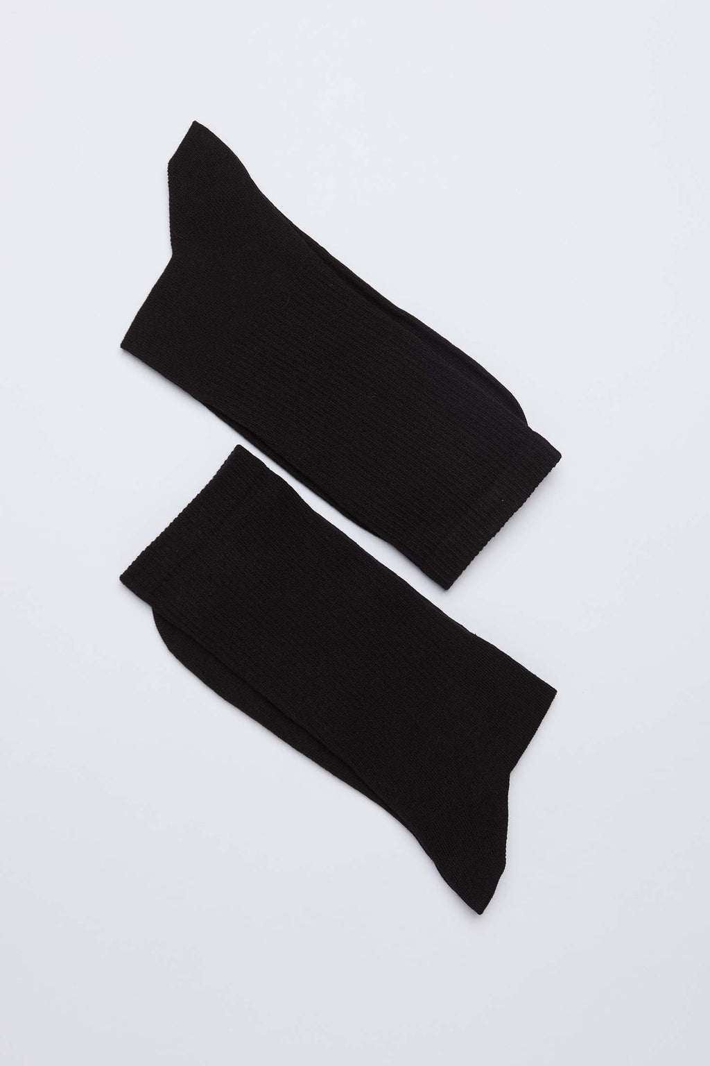 Solid Slip On Comfy Mid-Calf Socks