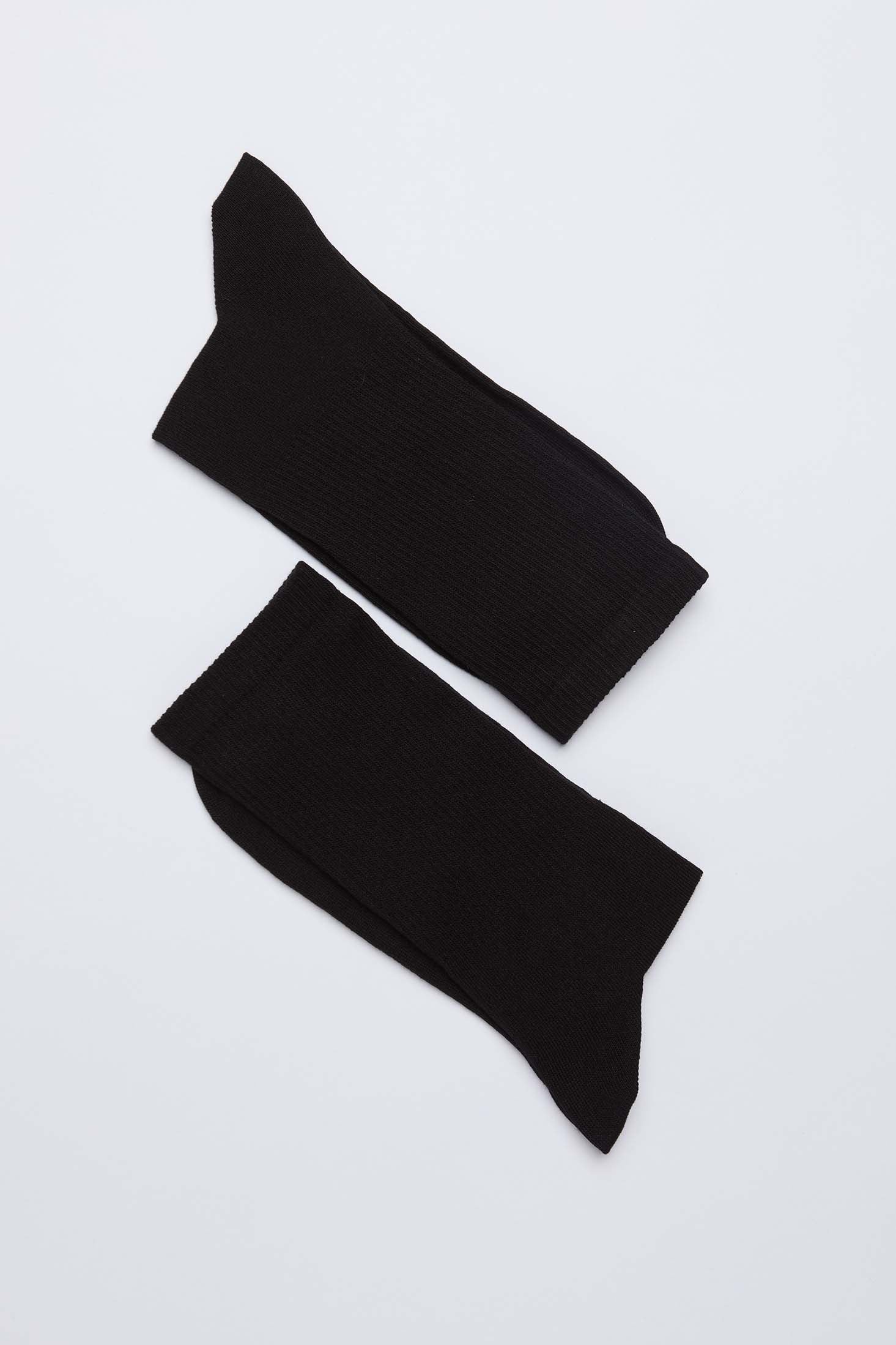Solid Slip On Comfy Mid-Calf Socks