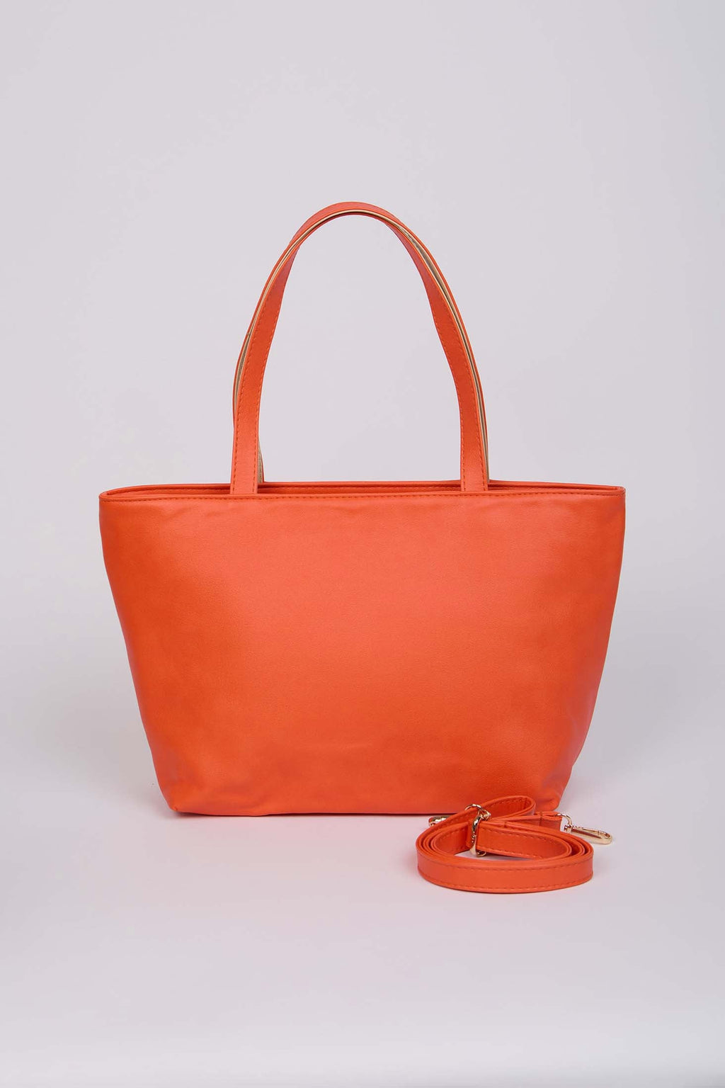 Women-Bag  Faux LeatherWoWomen With Adjustable Shoulder Strap 40*25*12 CM Orange